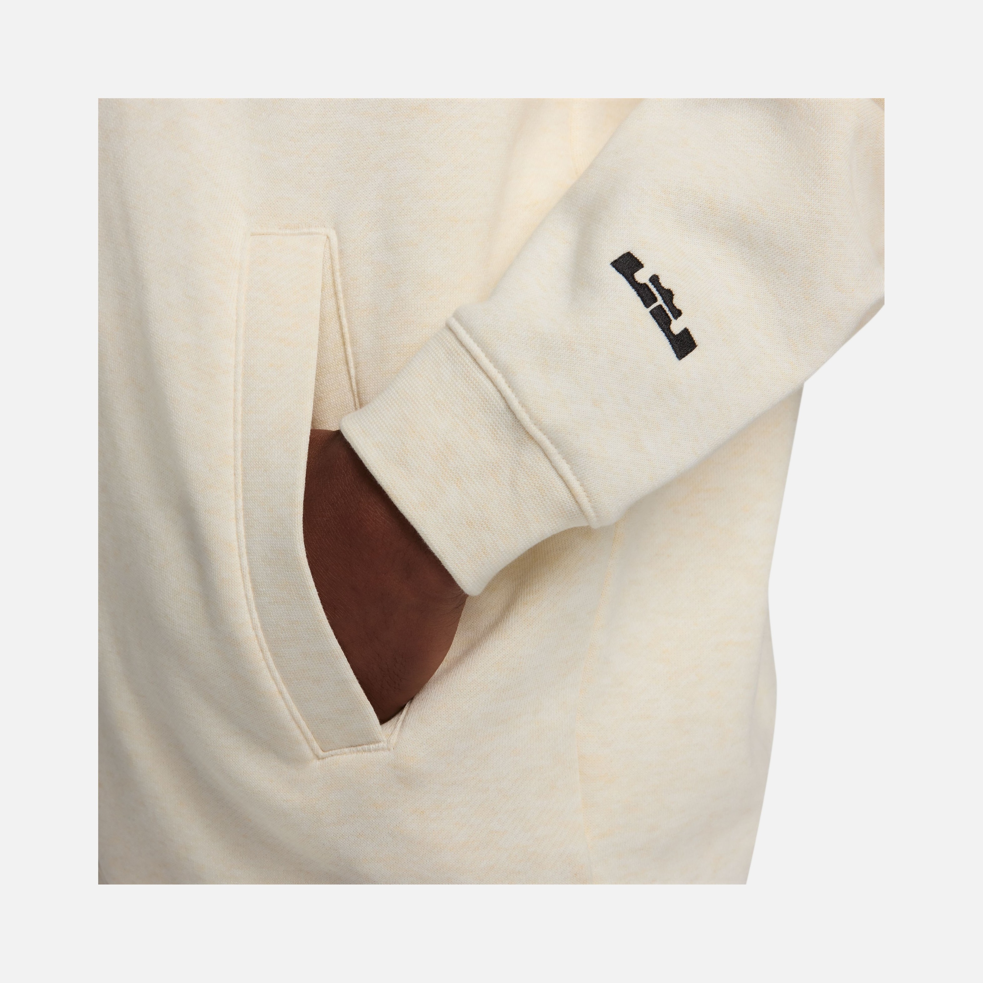 Nike LeBron James Brush Pullover Fleece Hoodie Erkek Sweatshirt