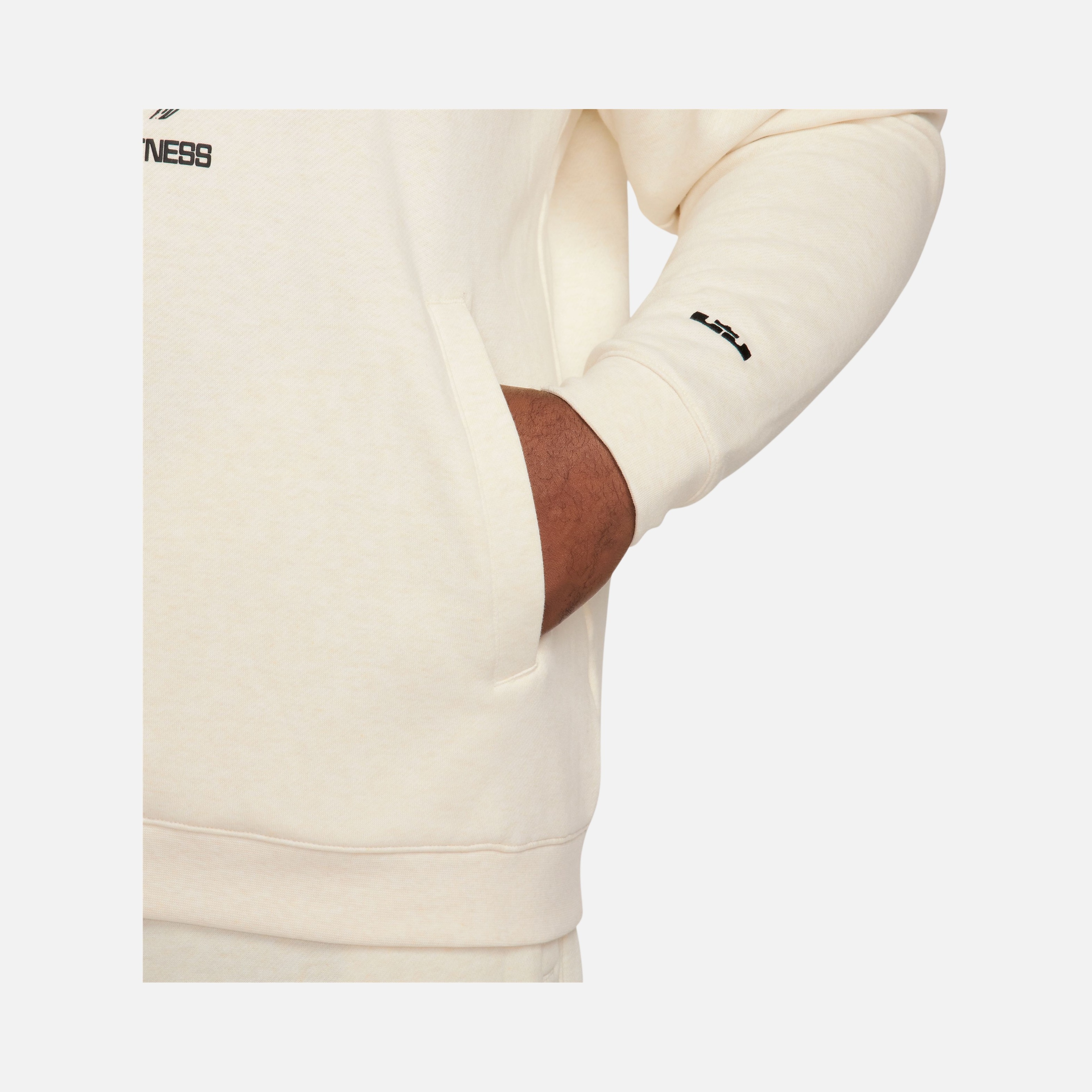 Nike LeBron James Brush Pullover Fleece Hoodie Erkek Sweatshirt