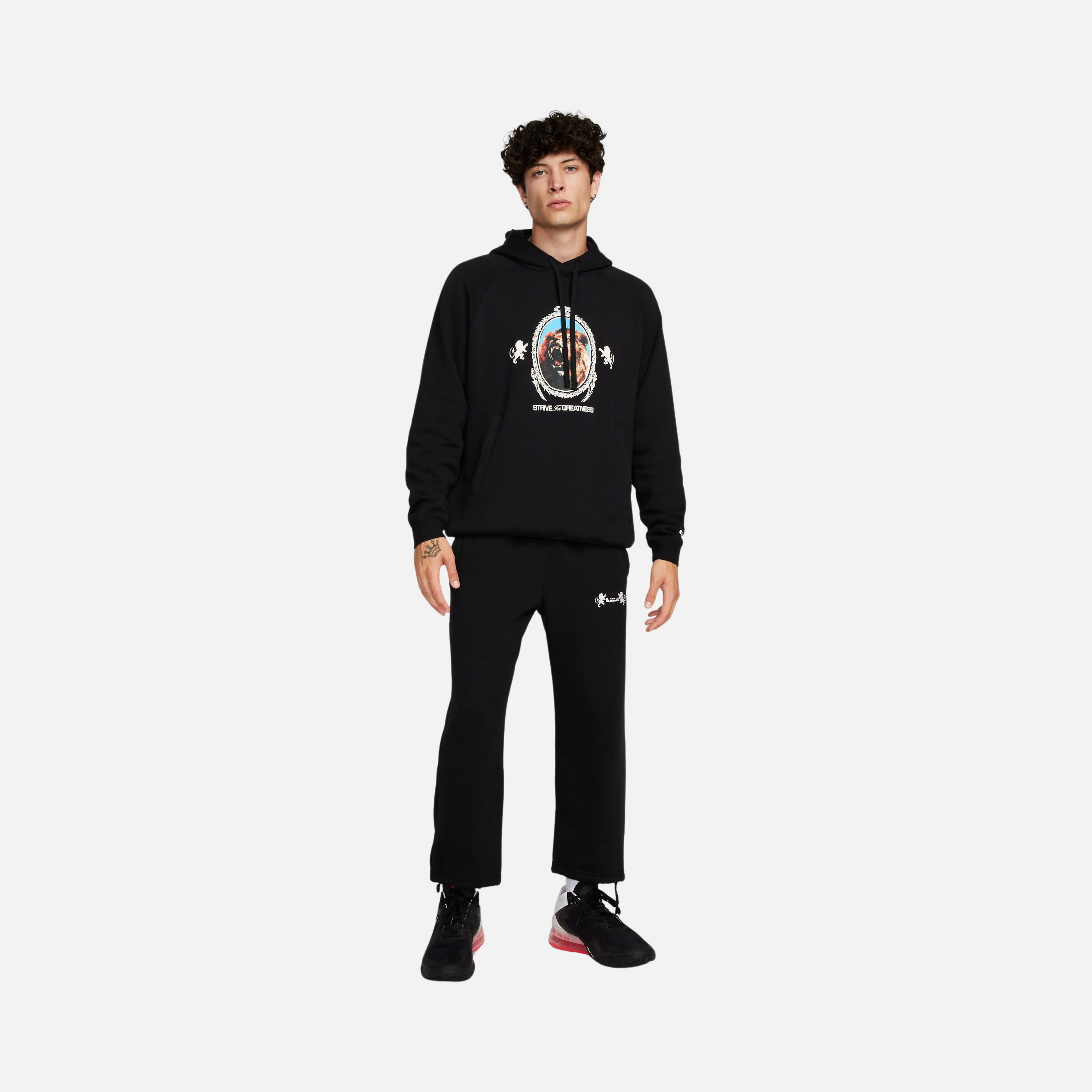 Nike LeBron James Open Hem Brush Fleece Erkek Eşofman Altı