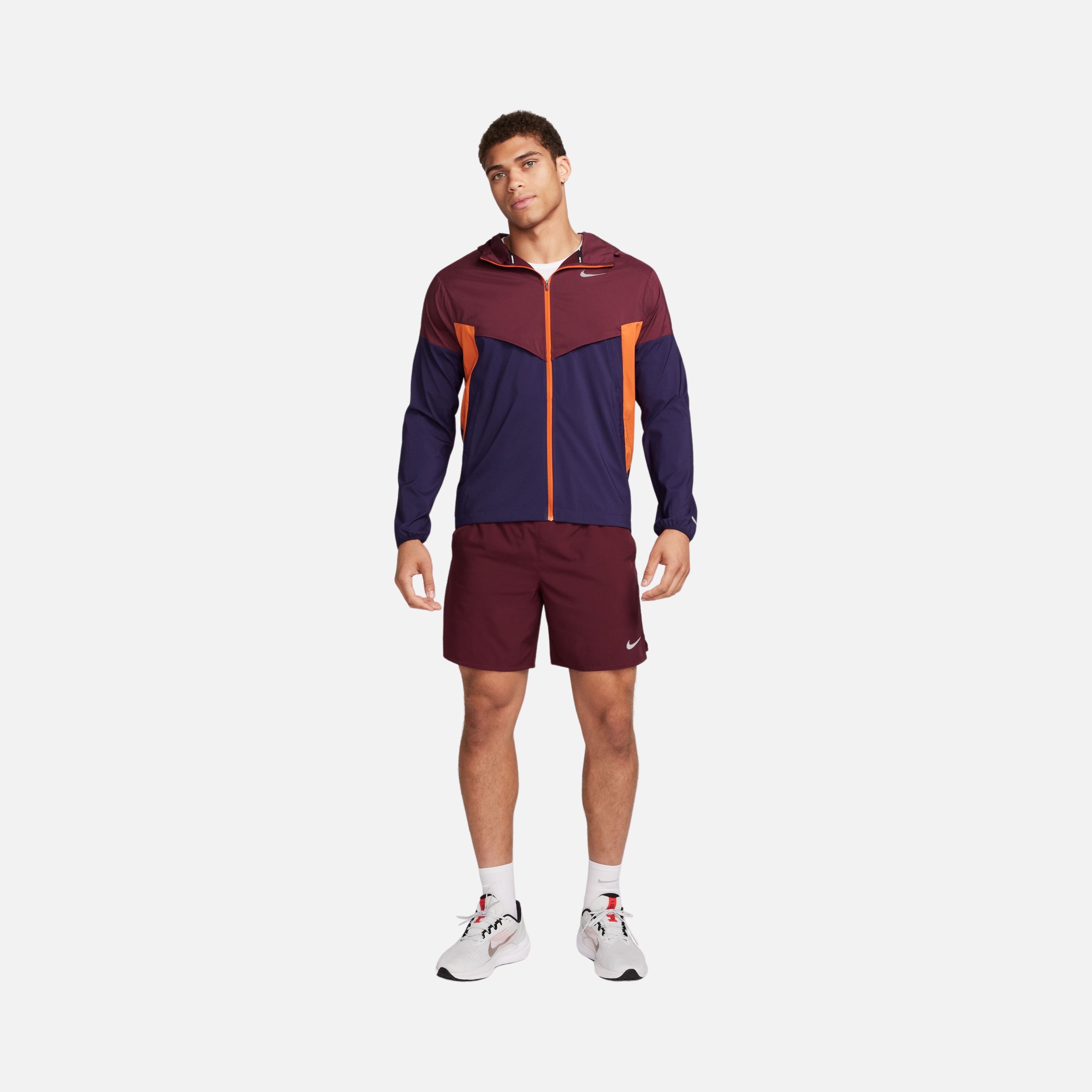 Nike Impossibly Light Windrunner Repel Lined Recoverable Running Full-Zip Hoodie Erkek Ceket