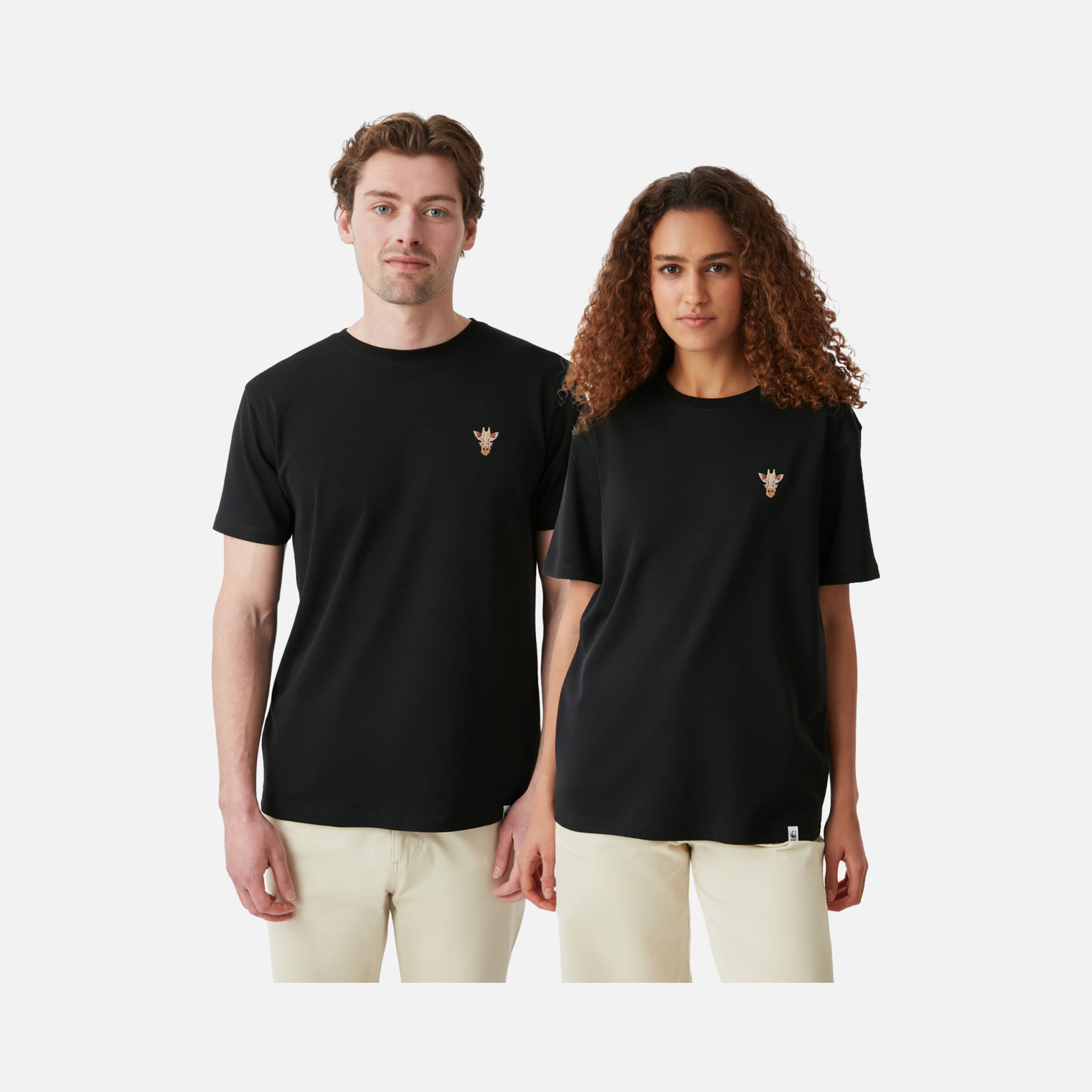 WWF Sportswear Zürafa Embroidered Oversize Short Sleeve Unisex Tişört
