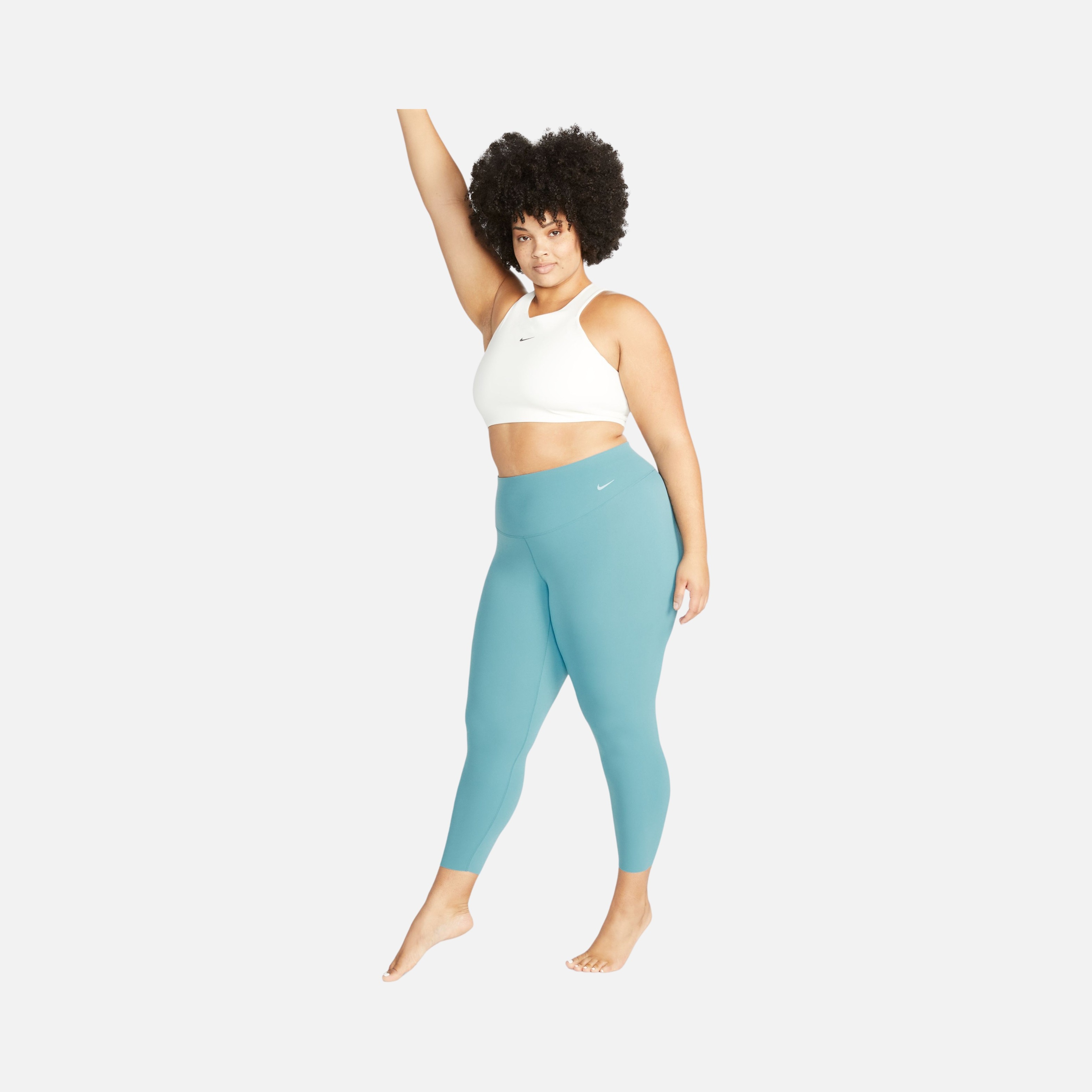 Nike Zenvy Gentle-Support High-Waisted 7/8 (Plus Size) Kadın Tayt