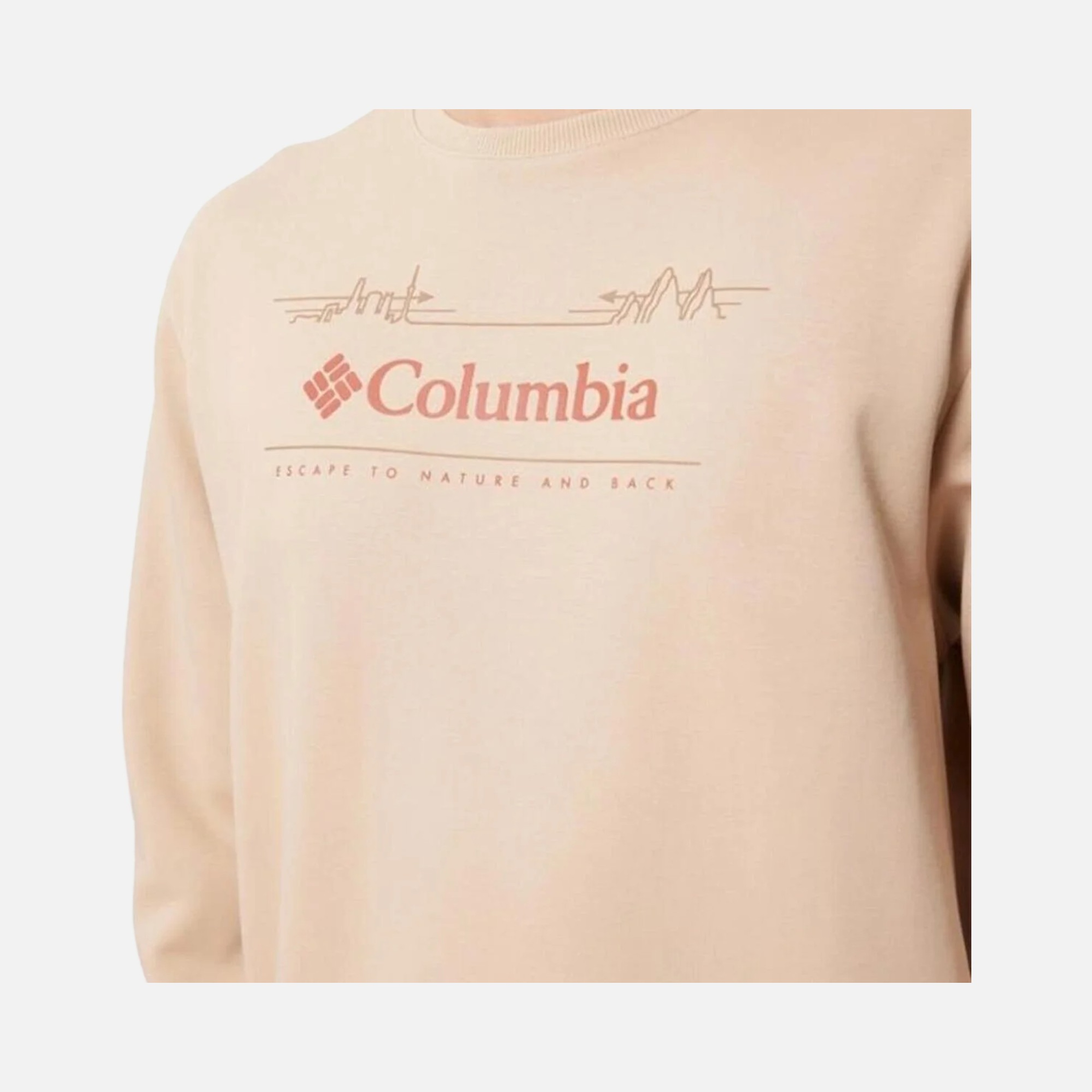Columbia Sportswear CSC Nature And Back Crew Erkek Sweatshirt