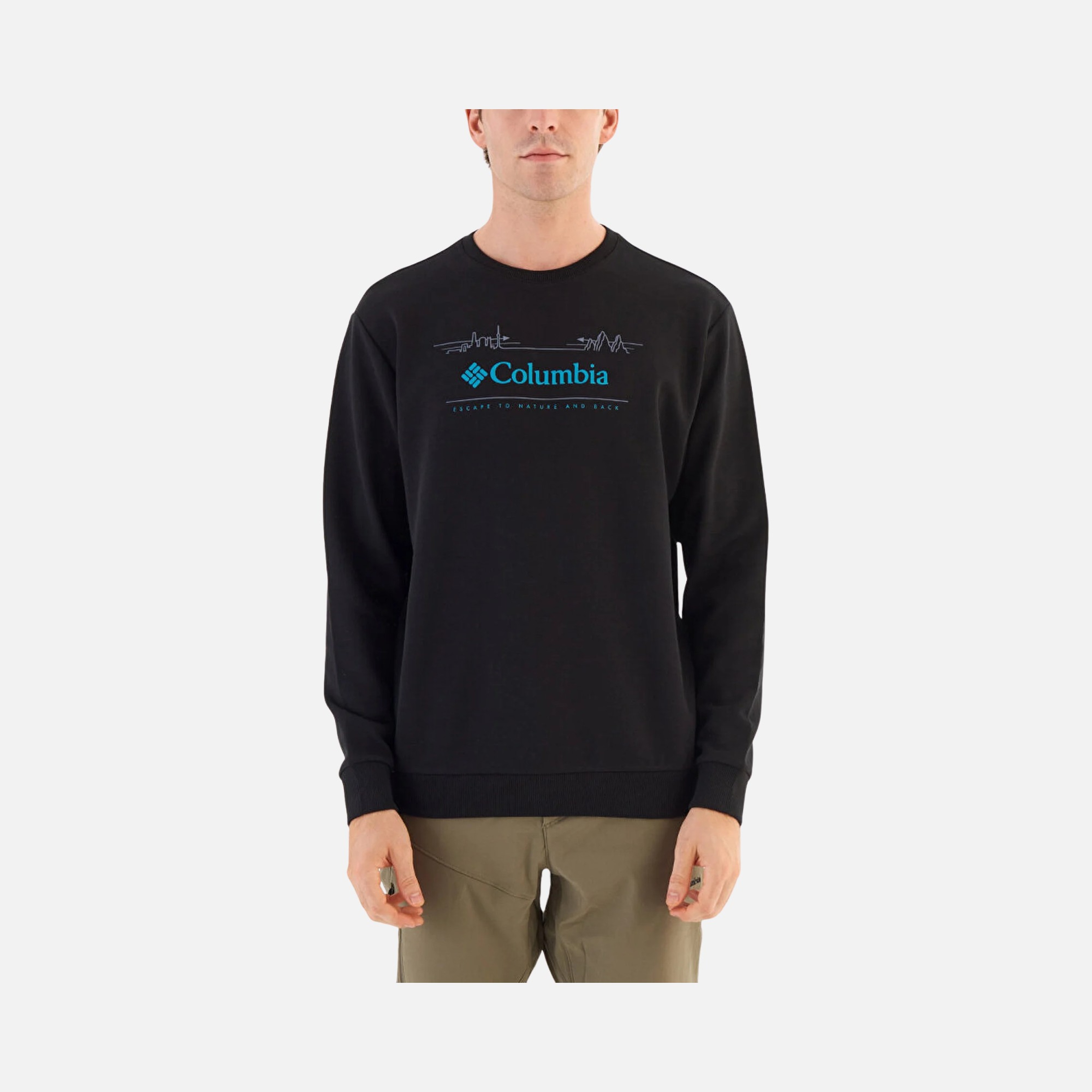 Columbia Sportswear CSC Nature And Back Crew Erkek Sweatshirt