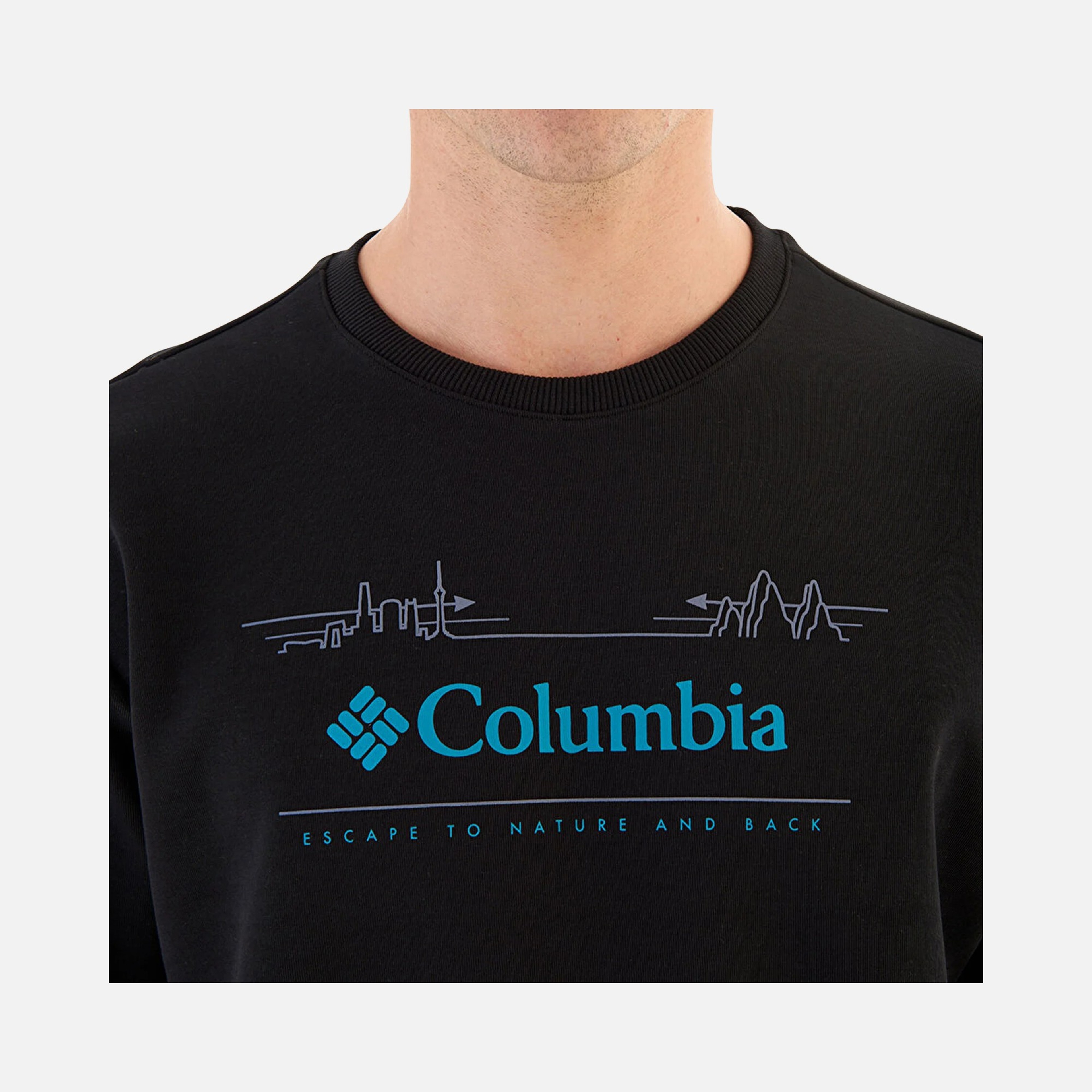 Columbia Sportswear CSC Nature And Back Crew Erkek Sweatshirt