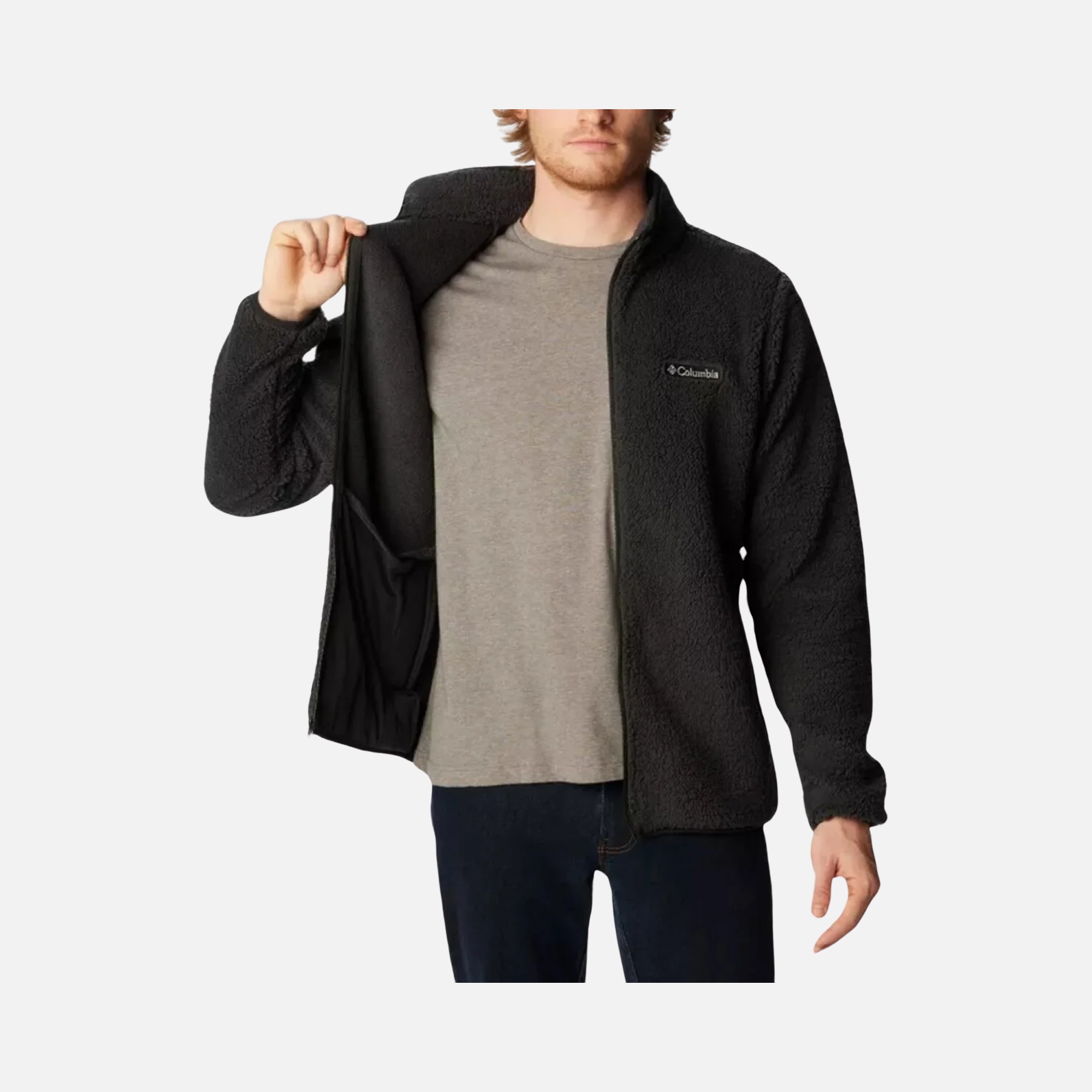 コロン Columbia Sportswear Rugged Ridge III Sherpa Full-Zip Erkek Ceket