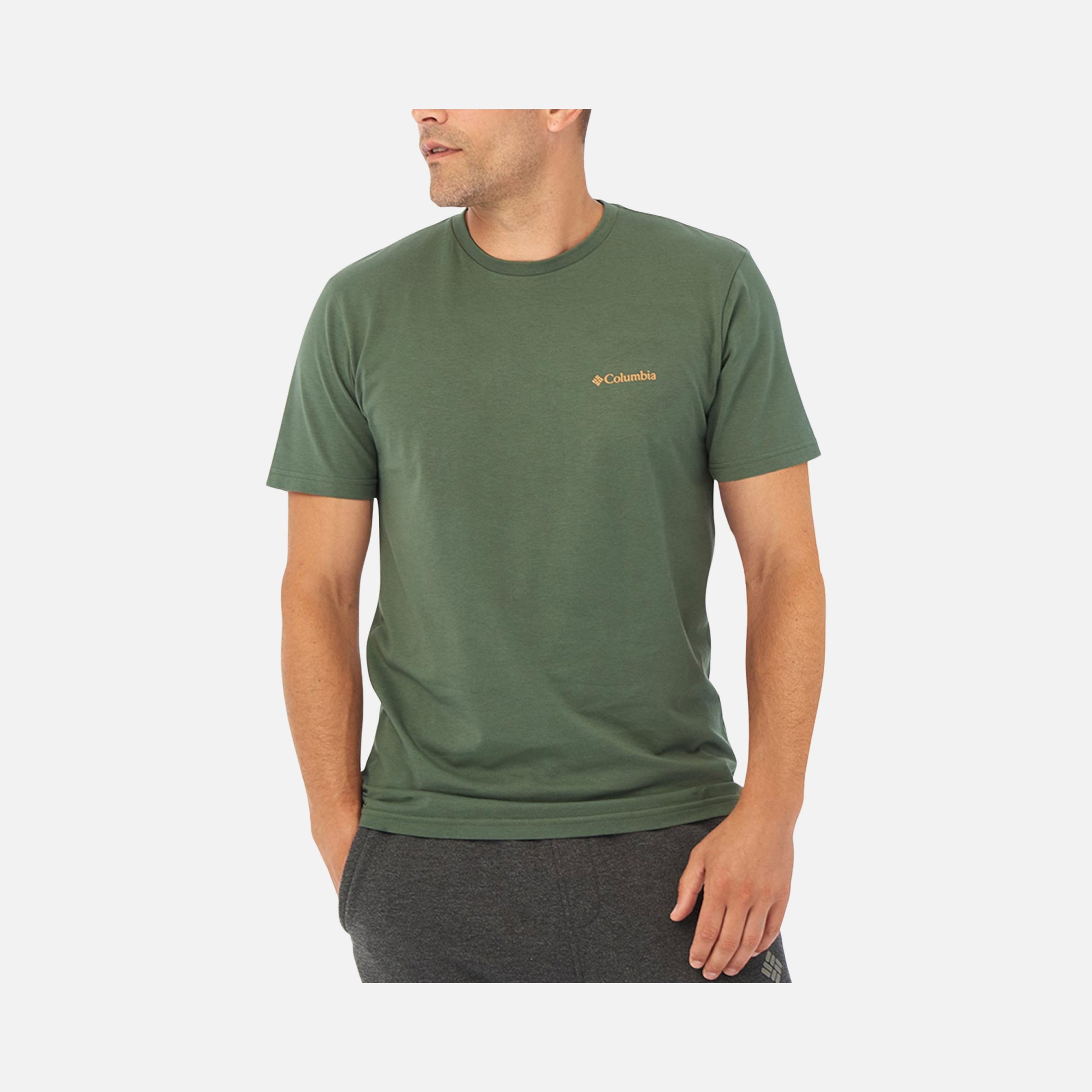 Columbia CSC Small Logo Brushed Short-Sleeve Erkek Tişört