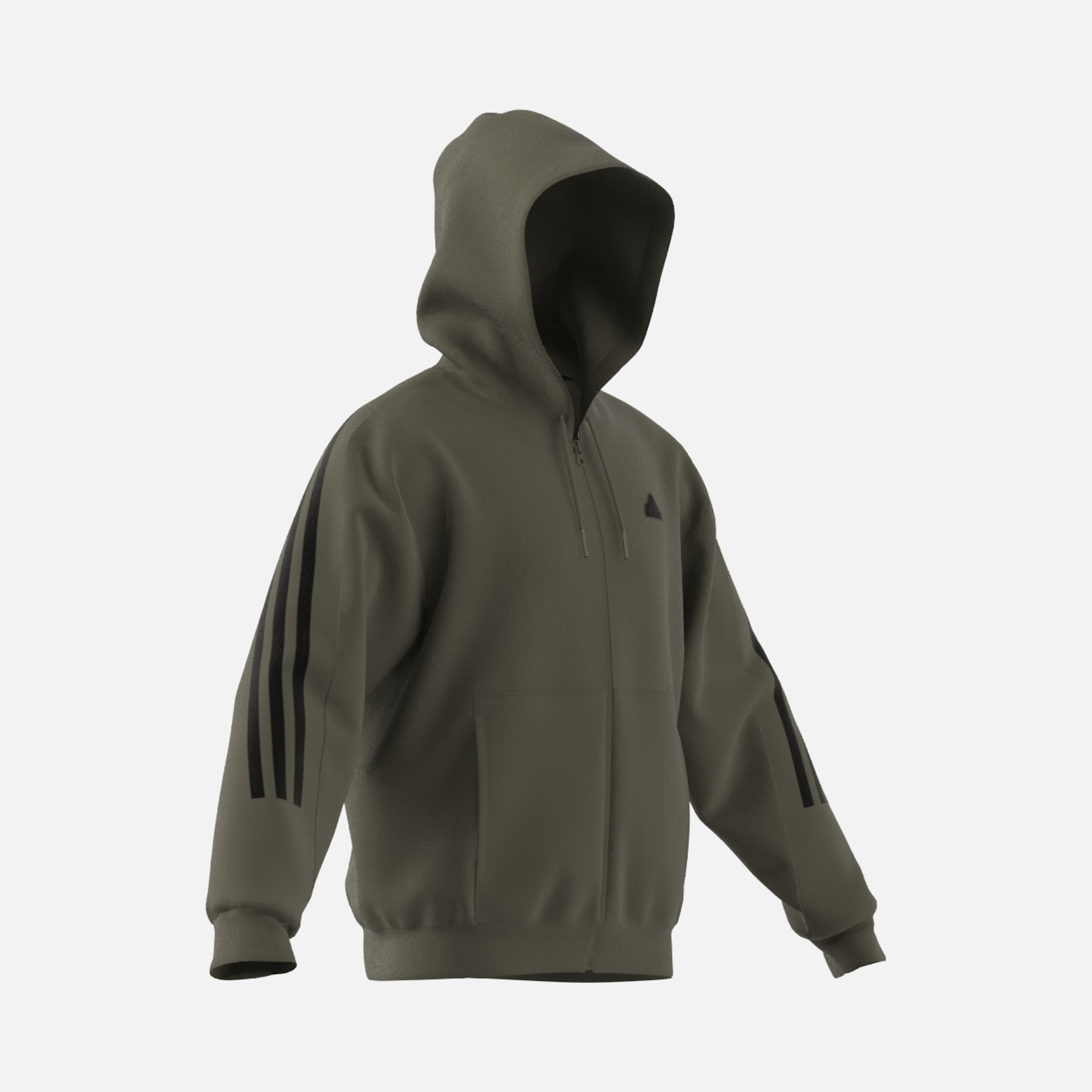adidas Sportswear Future Icons 3-Stripes Full-Zİp Hoodie Erkek Ceket