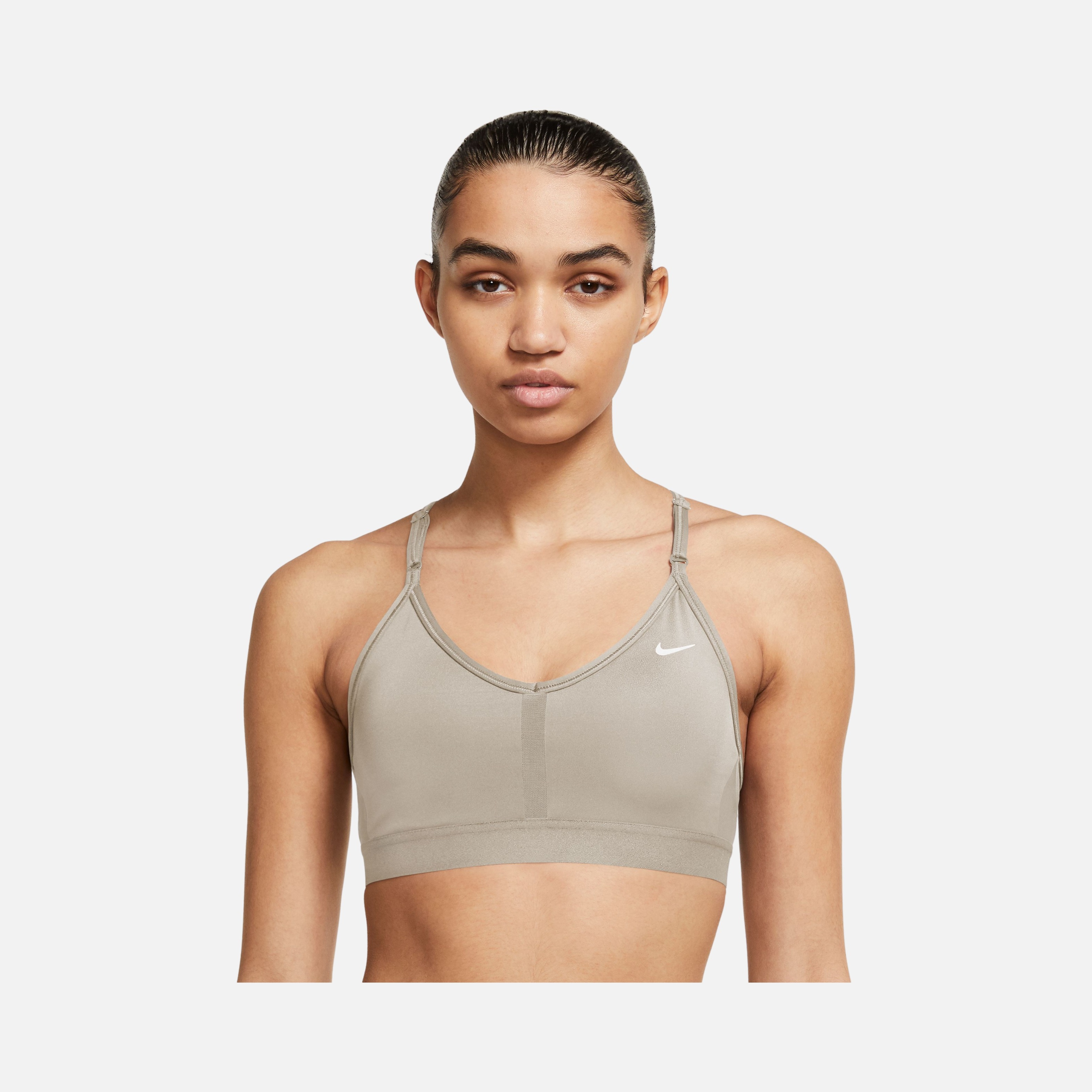 Nike Dri-Fit Indy V Neck Light-Support Sports Training Kadın Bra