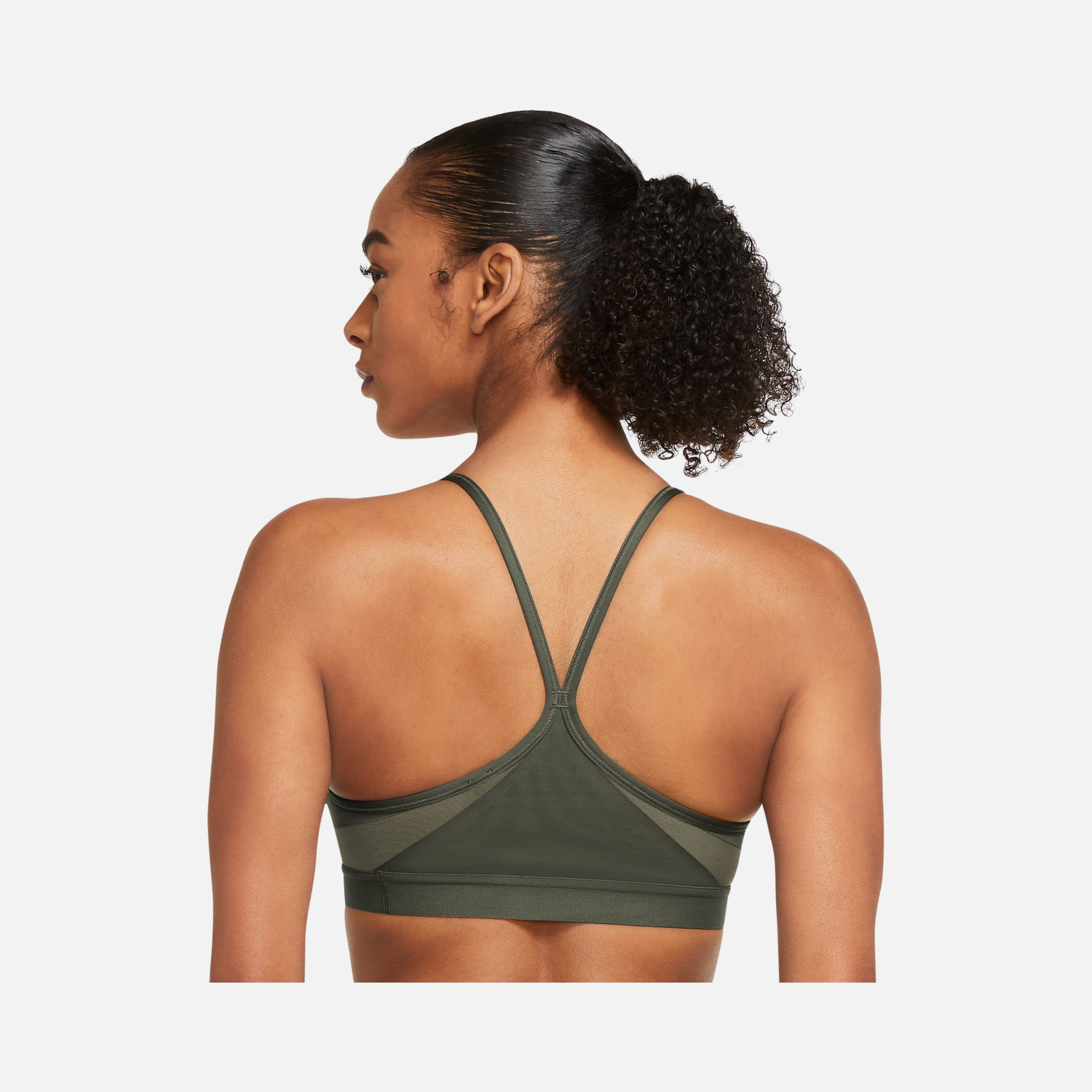 Nike Dri-Fit Indy V Neck Light-Support Sports Training Kadın Bra