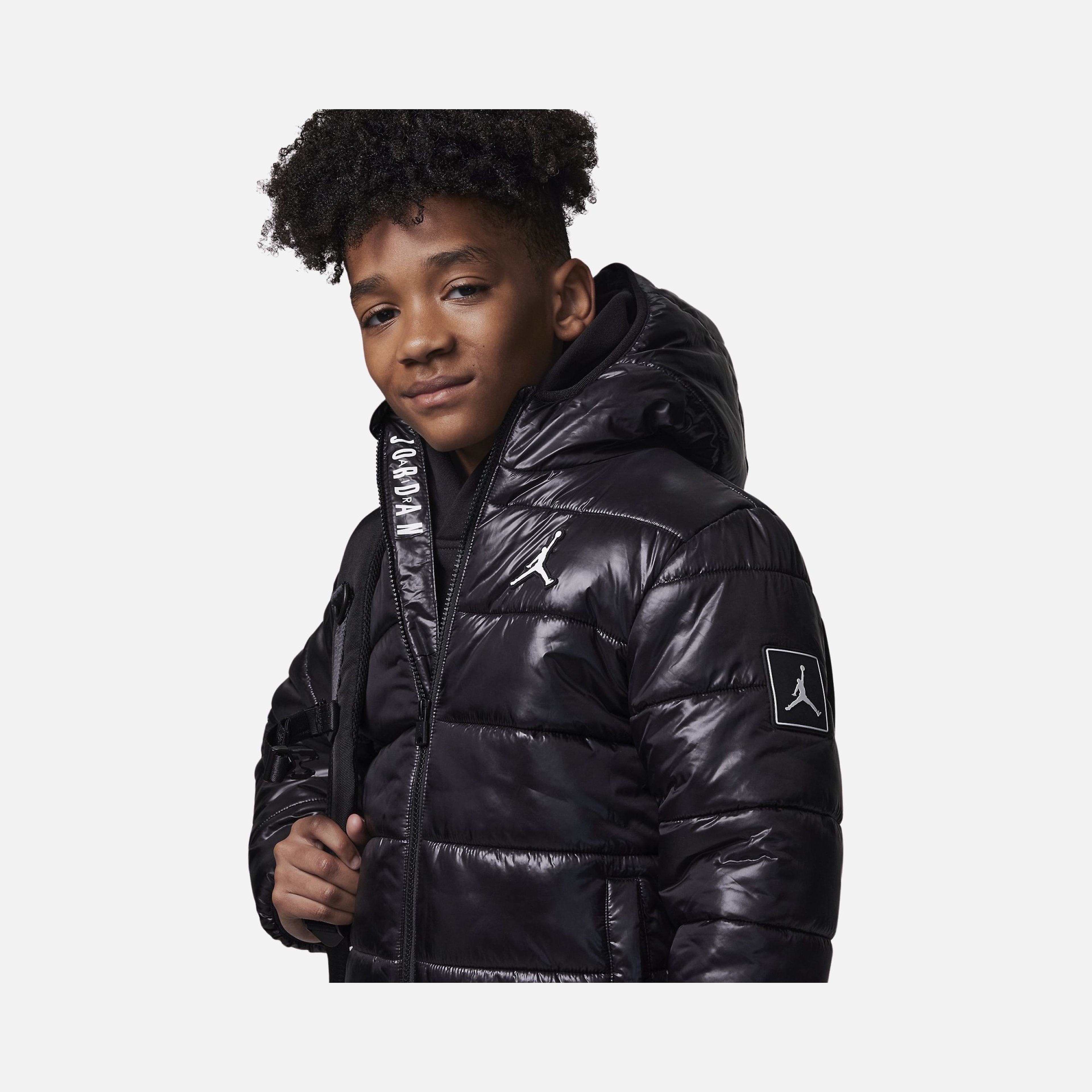 Nike Jordan Blocked MW Down Full-Zip Hoodie Çocuk Mont