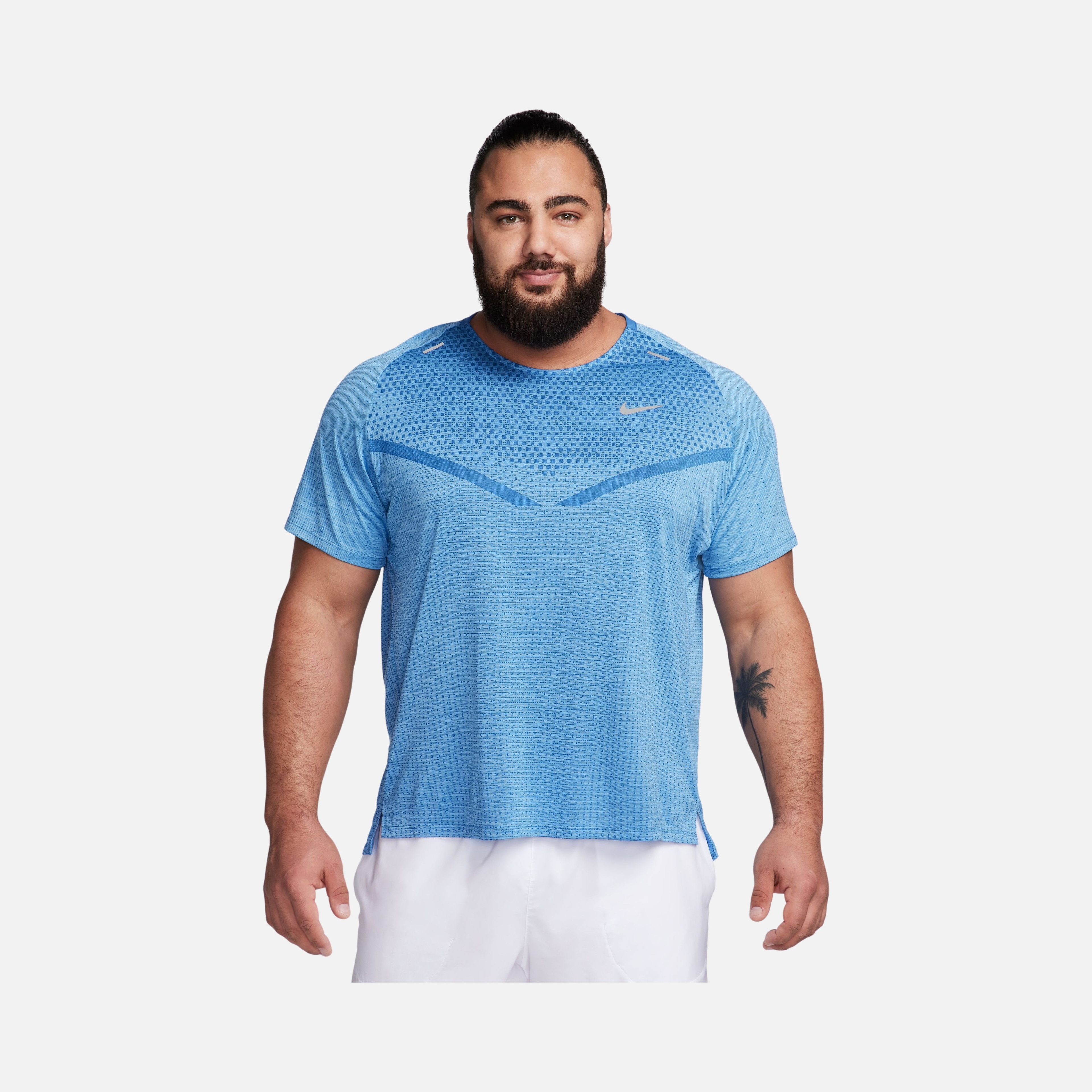 Nike Dri-Fit ADV TechKnit Ultra Running Short-Sleeve Erkek Tişört