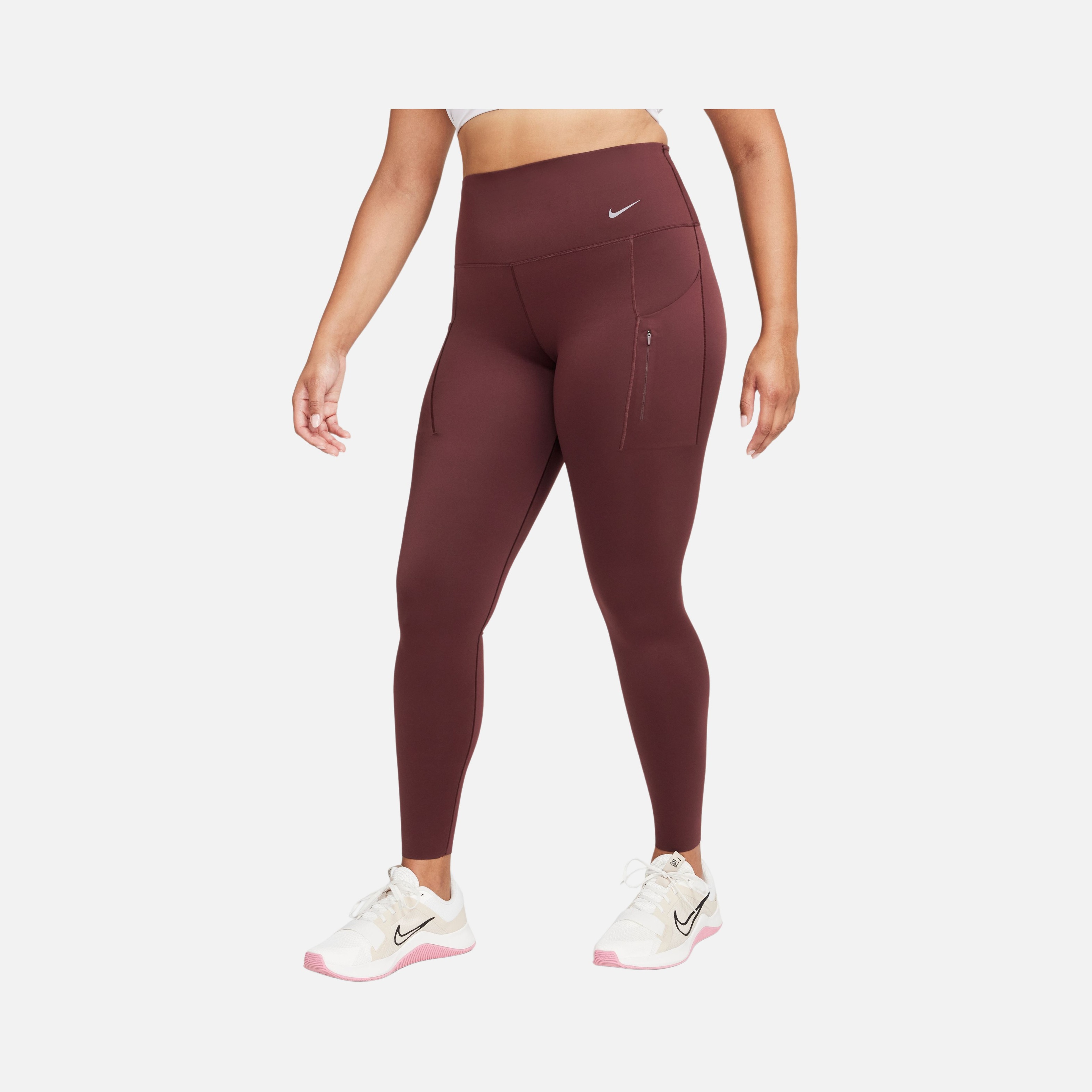 Nike Go Firm-Support High-Waisted With Pockets Running Kadın Tayt