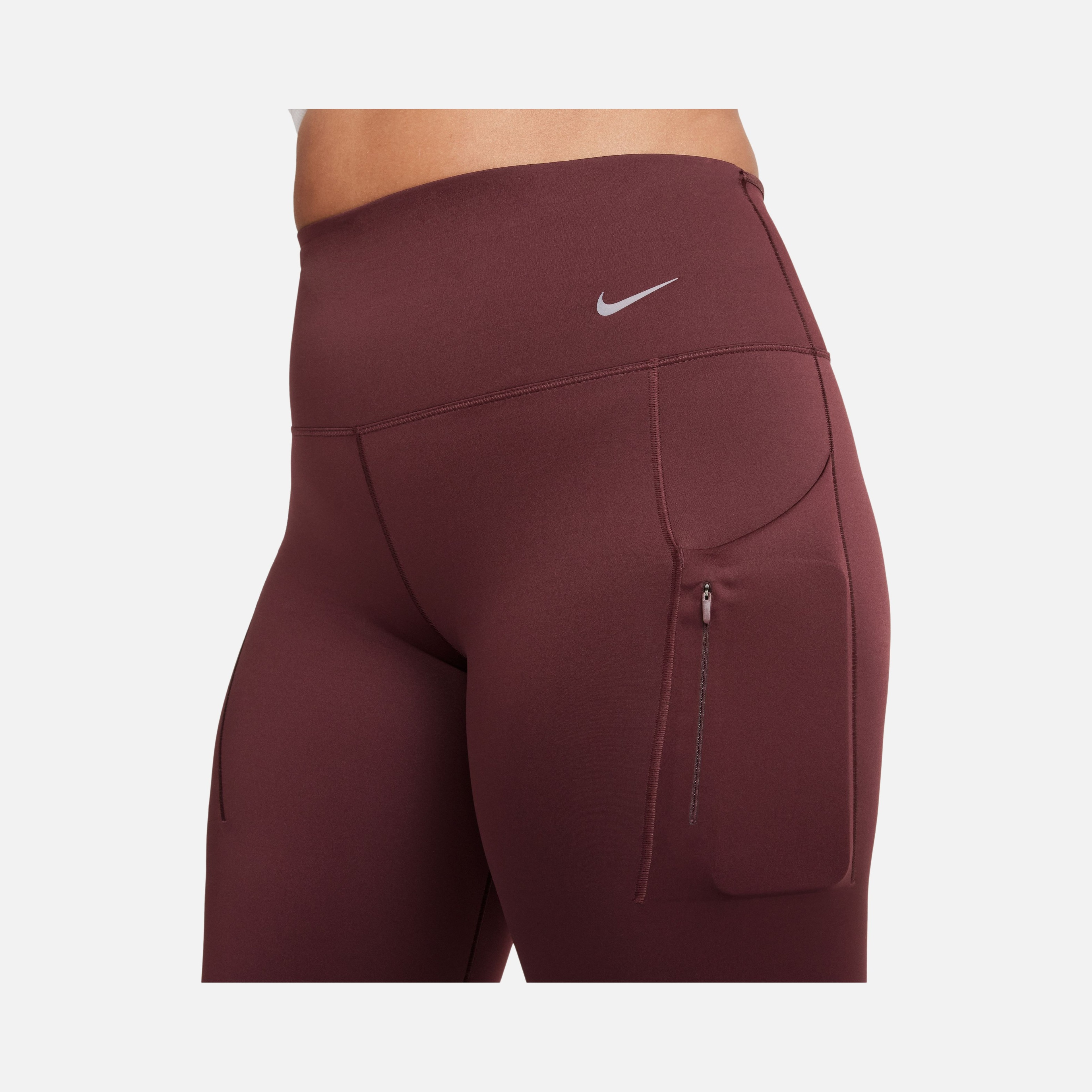 Nike Go Firm-Support High-Waisted With Pockets Running Kadın Tayt