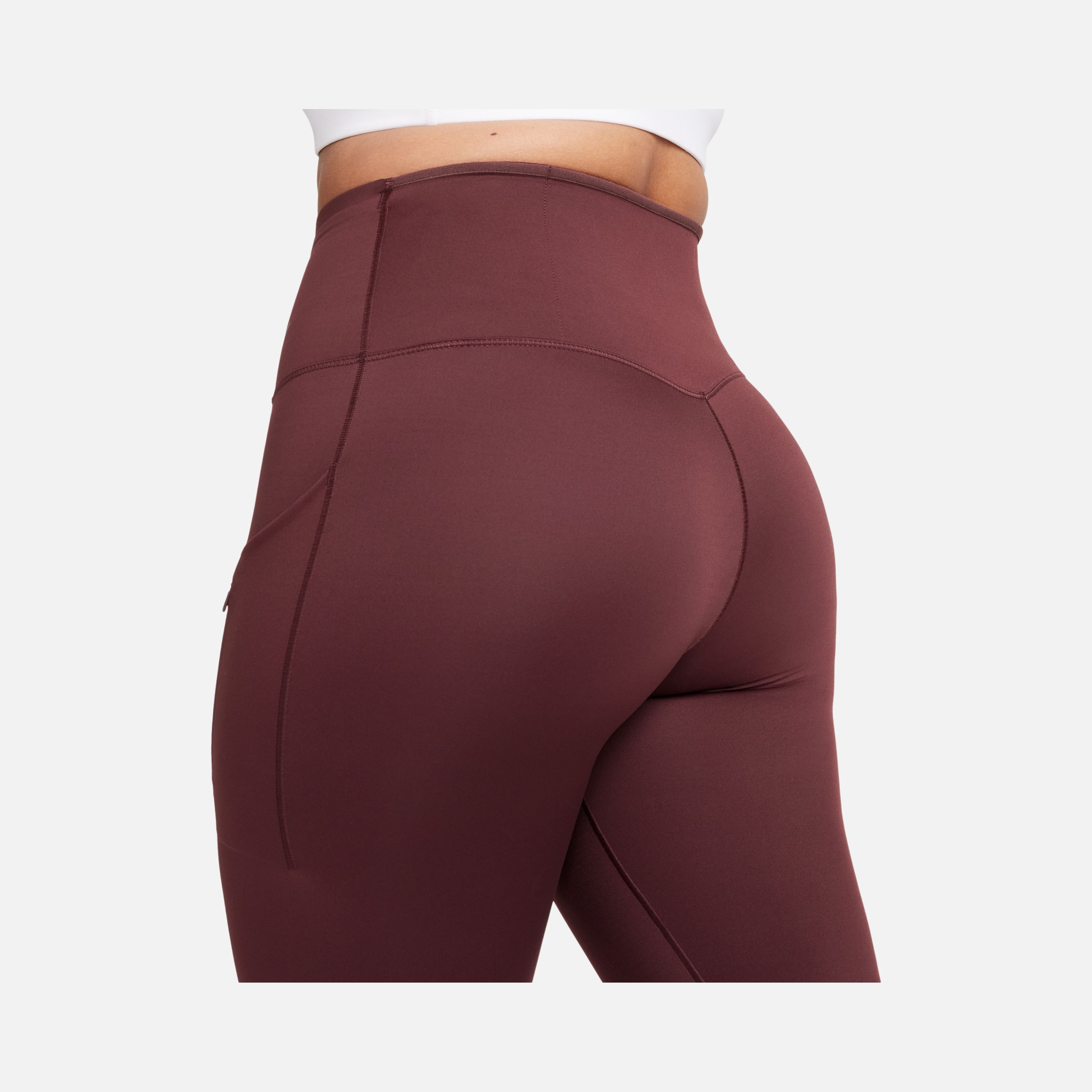 Nike Go Firm-Support High-Waisted With Pockets Running Kadın Tayt