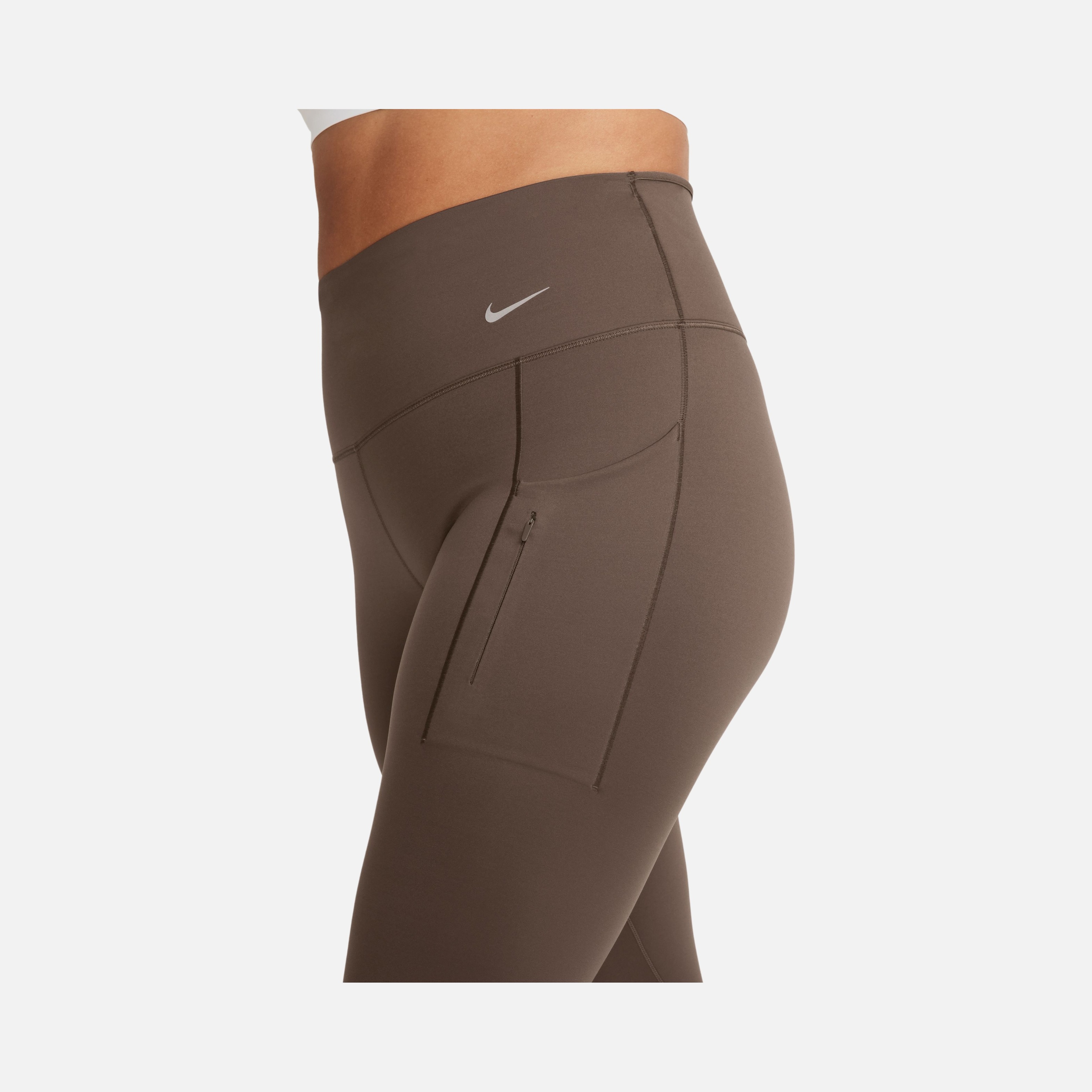 Nike Go Firm-Support High-Waisted With Pockets Running Kadın Tayt