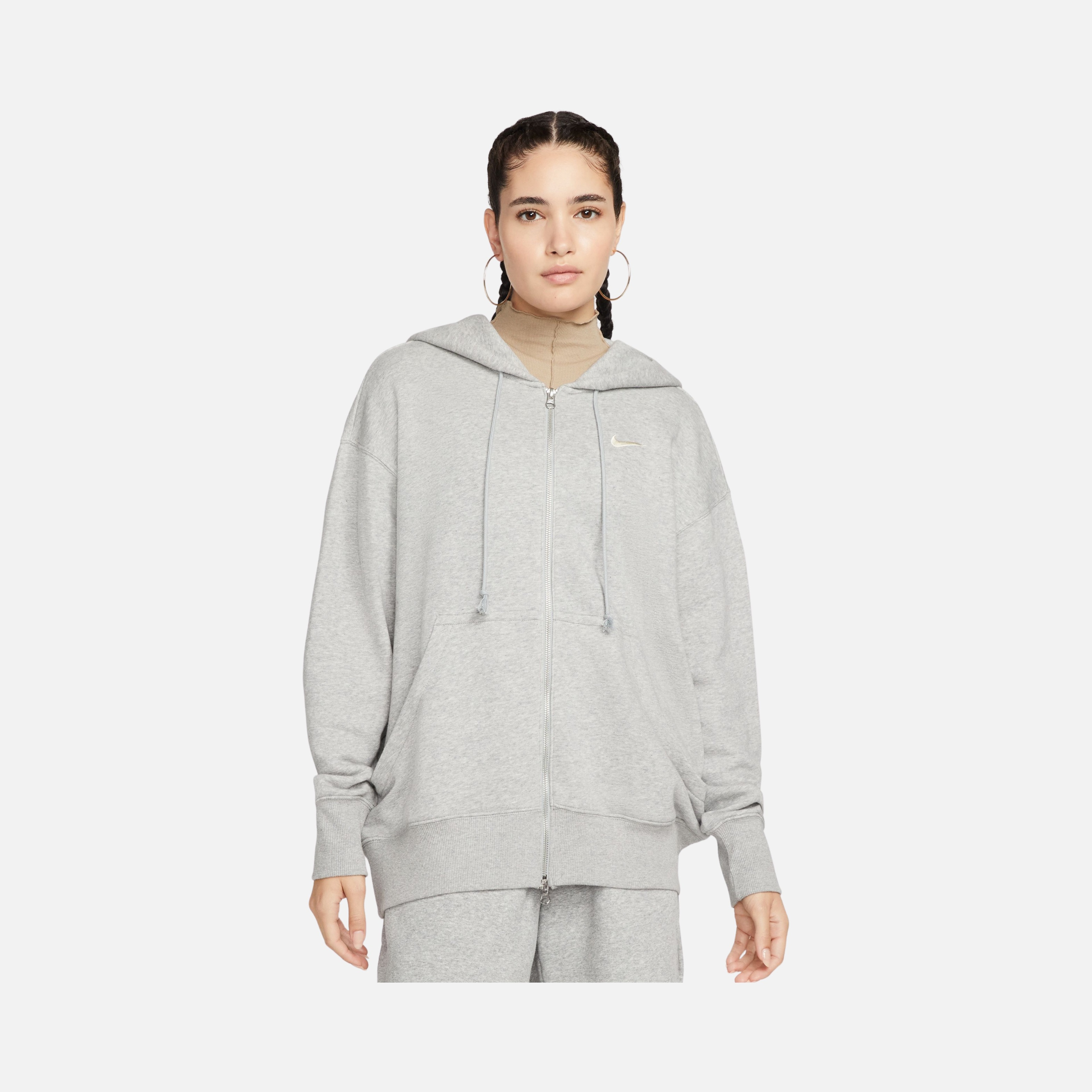 Nike Sportswear Phoenix Fleece Oversized Full-Zip Hoodie Kadın Sweatshirt