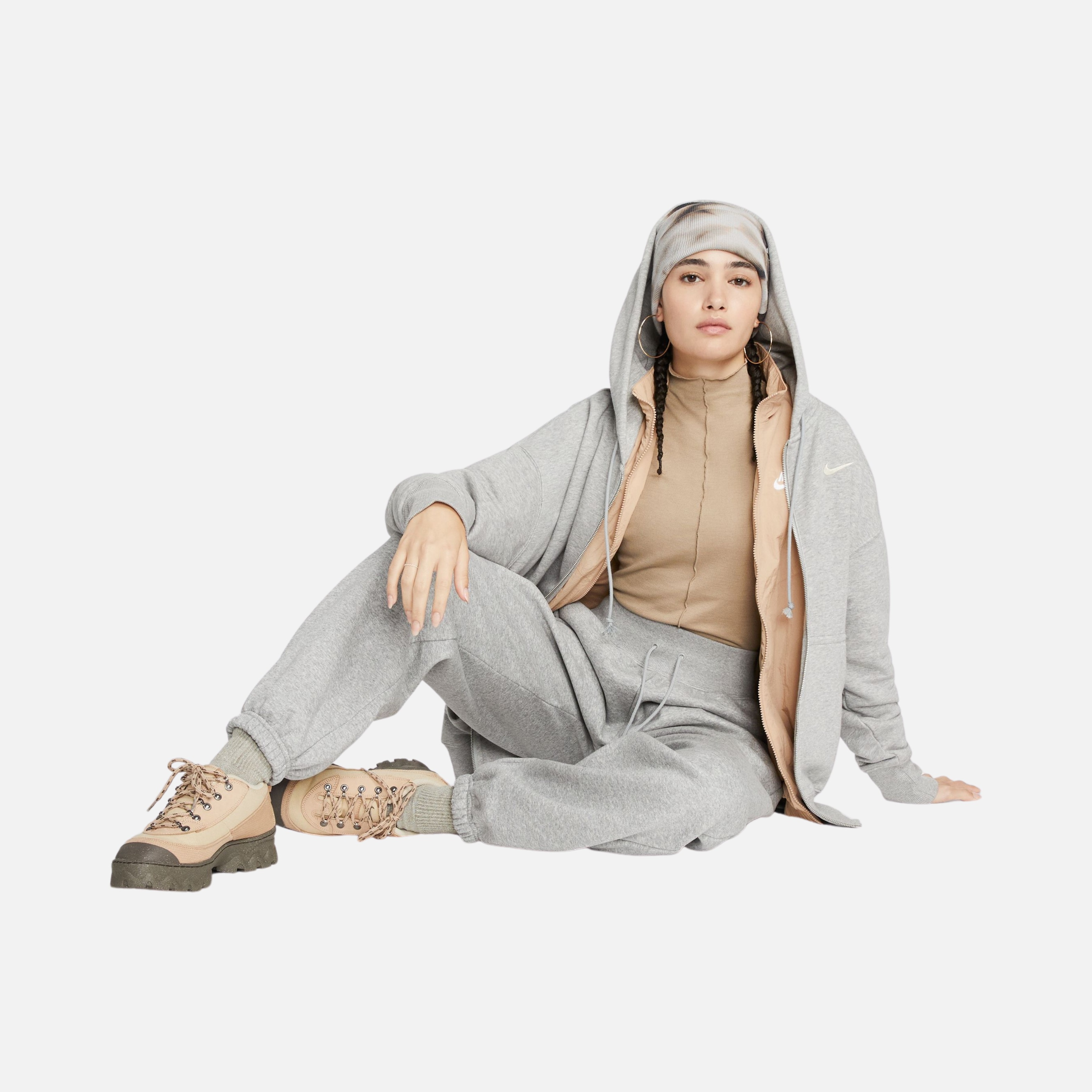 Nike Sportswear Phoenix Fleece Oversized Full-Zip Hoodie Kadın Sweatshirt