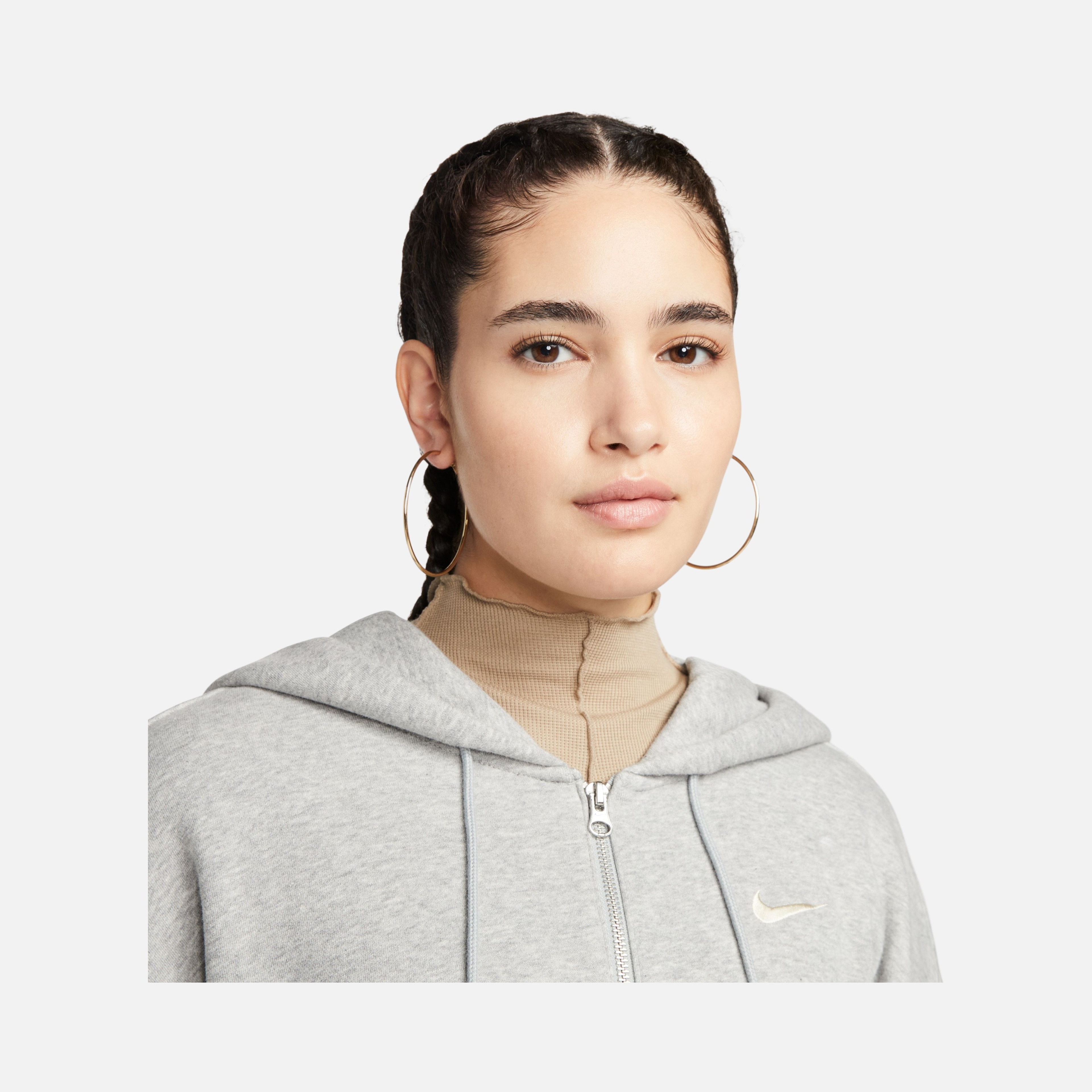 Nike Sportswear Phoenix Fleece Oversized Full-Zip Hoodie Kadın Sweatshirt