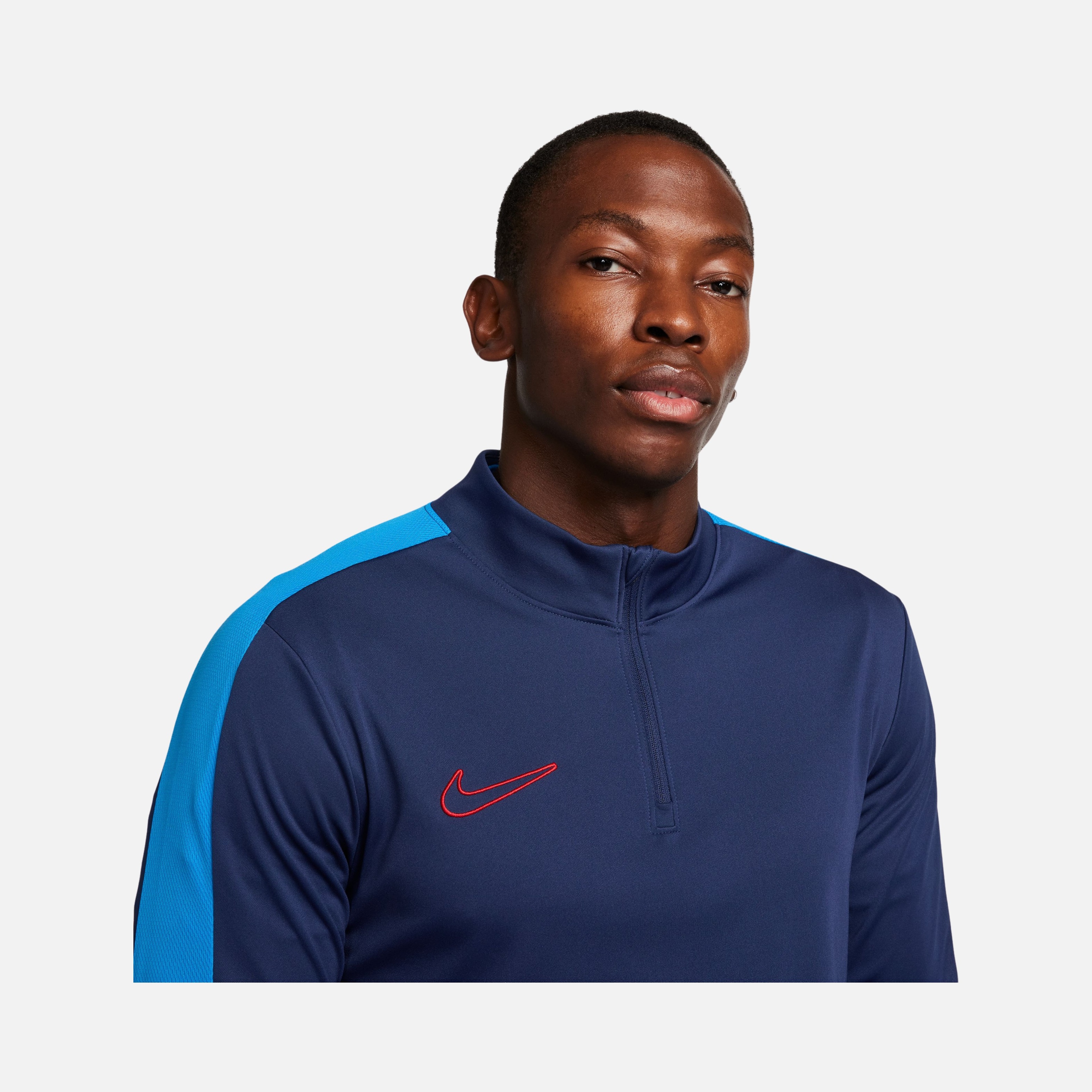 Nike Dri-Fit Academy 23 Soccer Drill 1/2-Zip Long-Sleeve Erkek Tişört