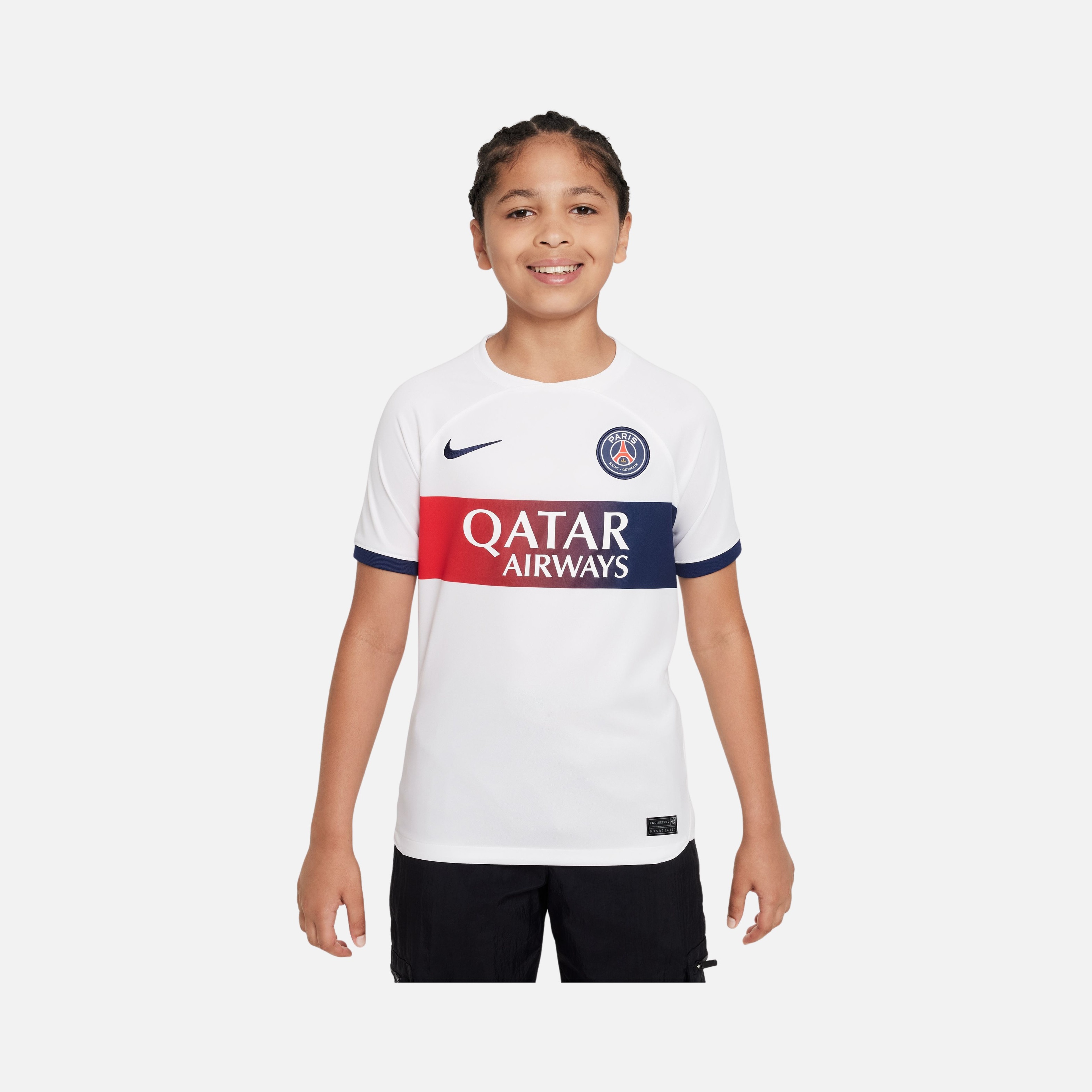 Nike Paris Saint-Germain 2023-2024 Stadium Deplasman Çocuk Forma