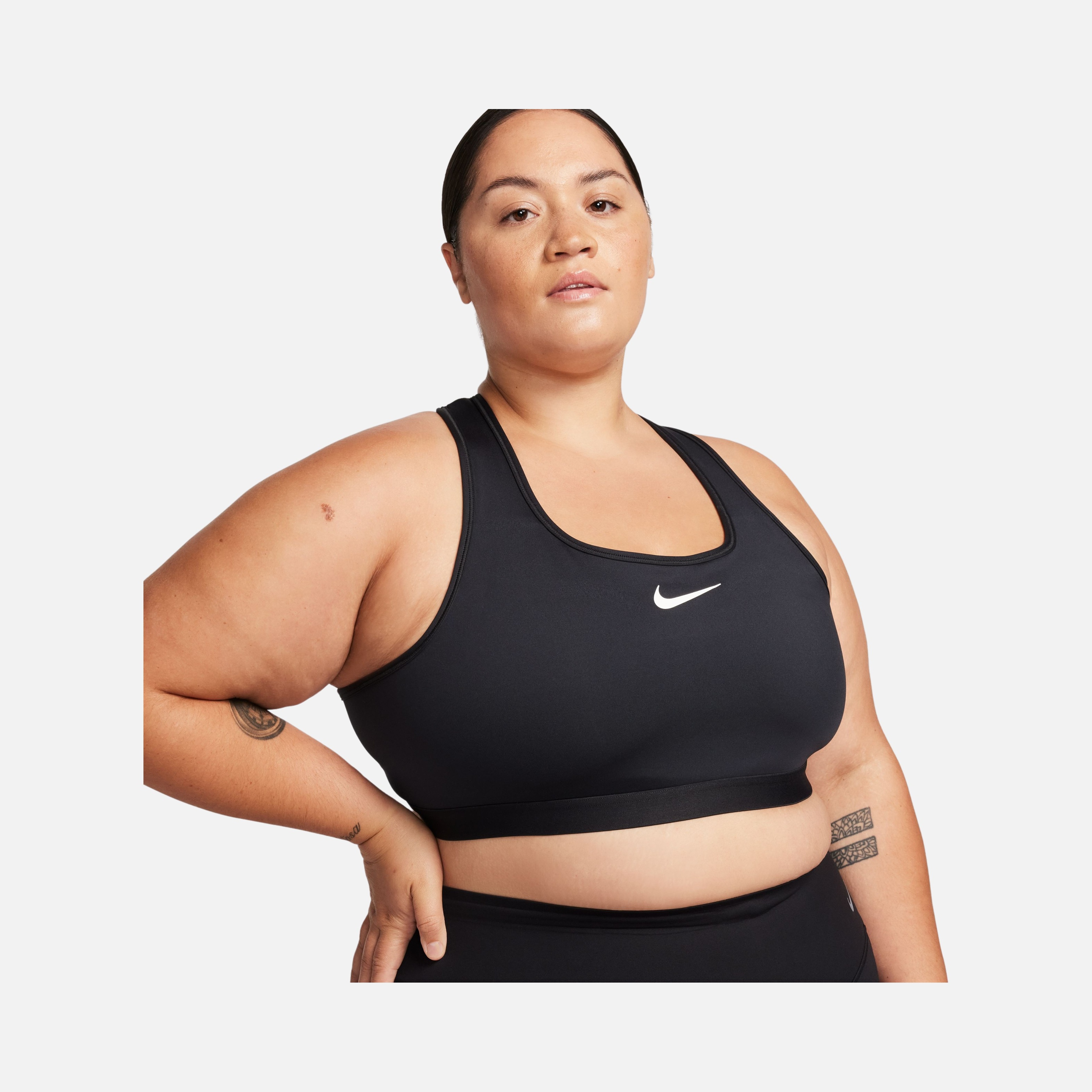 Nike Swoosh High-Support Non-Padded Adjustable Training Kadın Bra