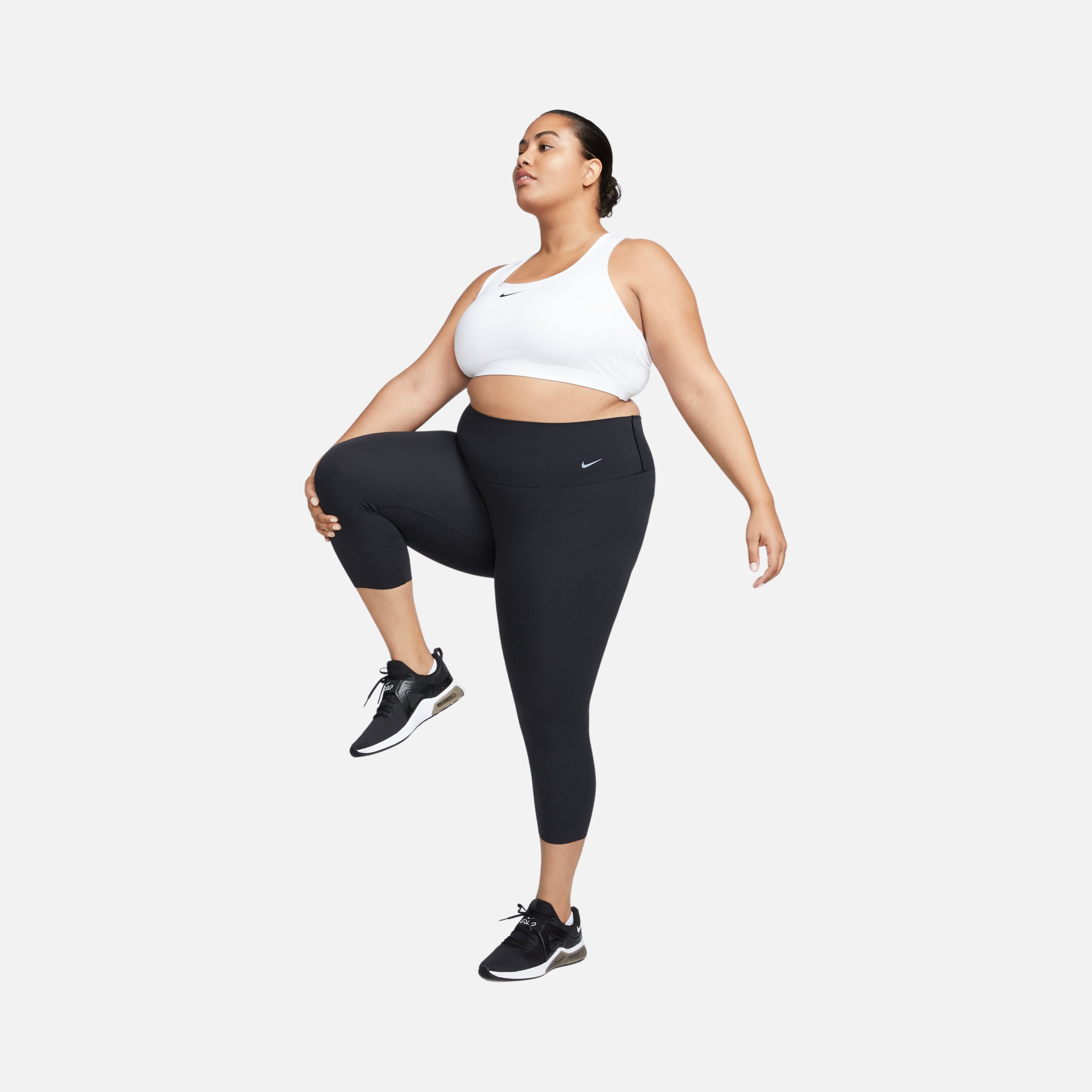 Nike Swoosh Medium-Support Padded Training (Plus Size) Kadın Bra