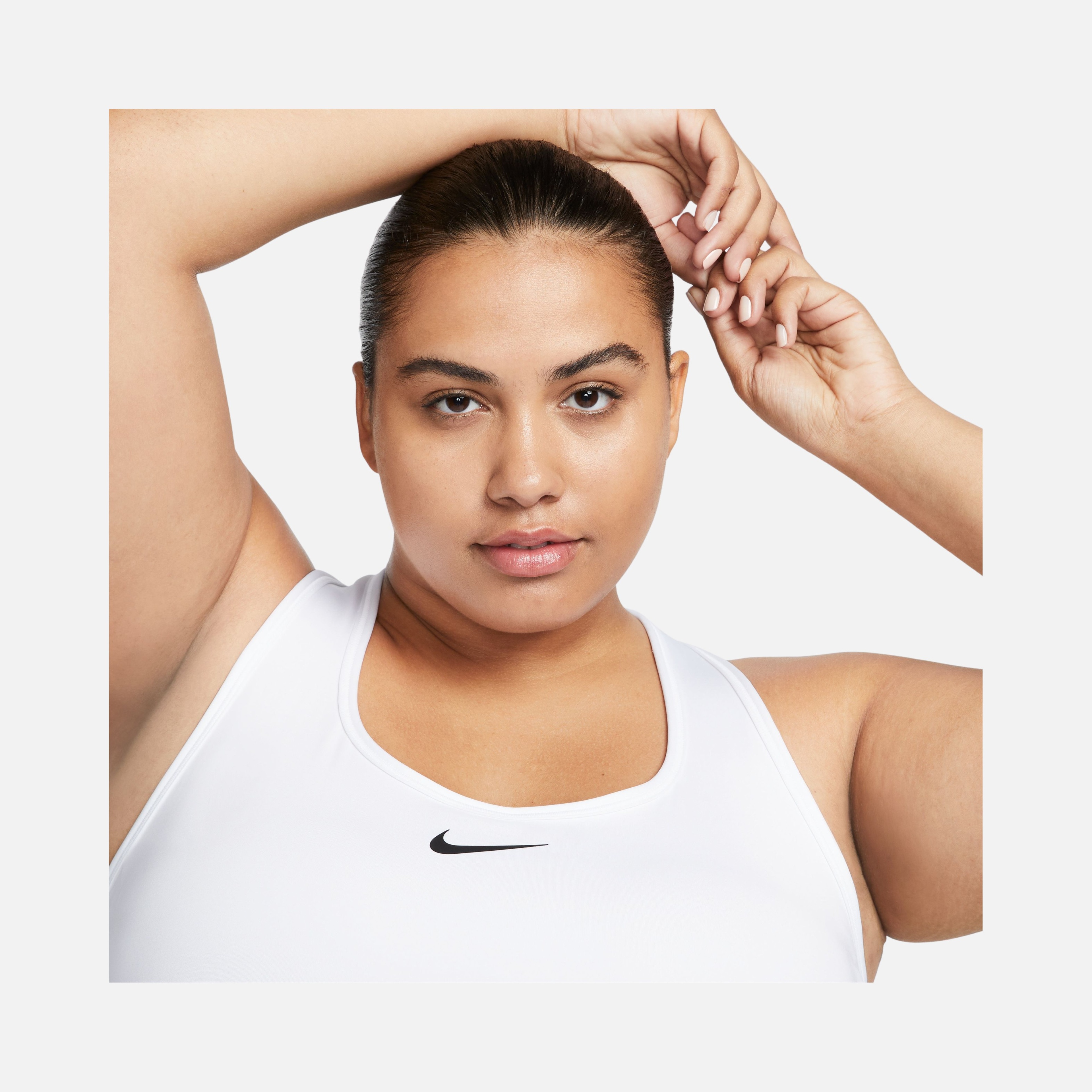 Nike Swoosh Medium-Support Padded Training (Plus Size) Kadın Bra