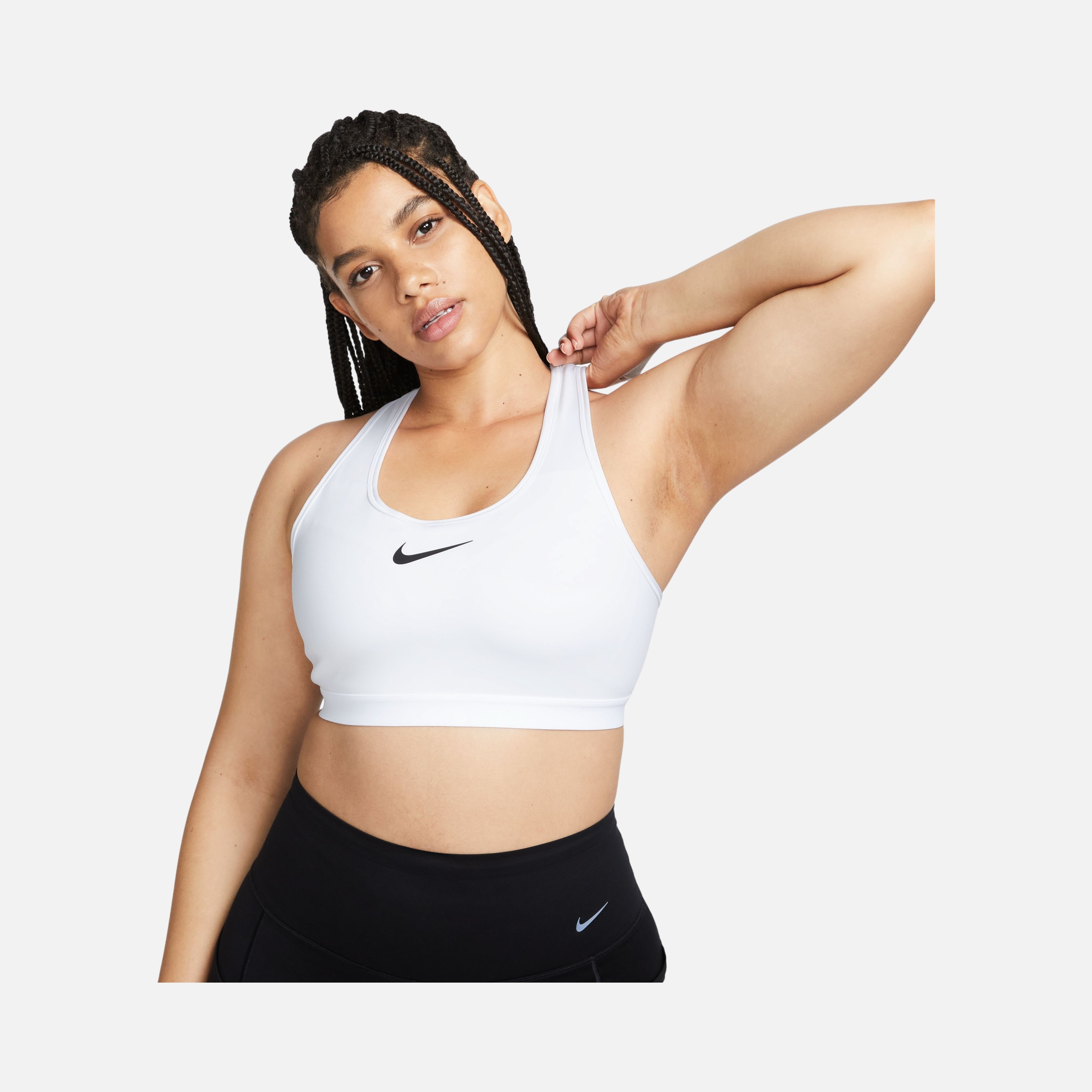 Nike Swoosh High-Support Non-Padded Adjustable Training Kadın Bra