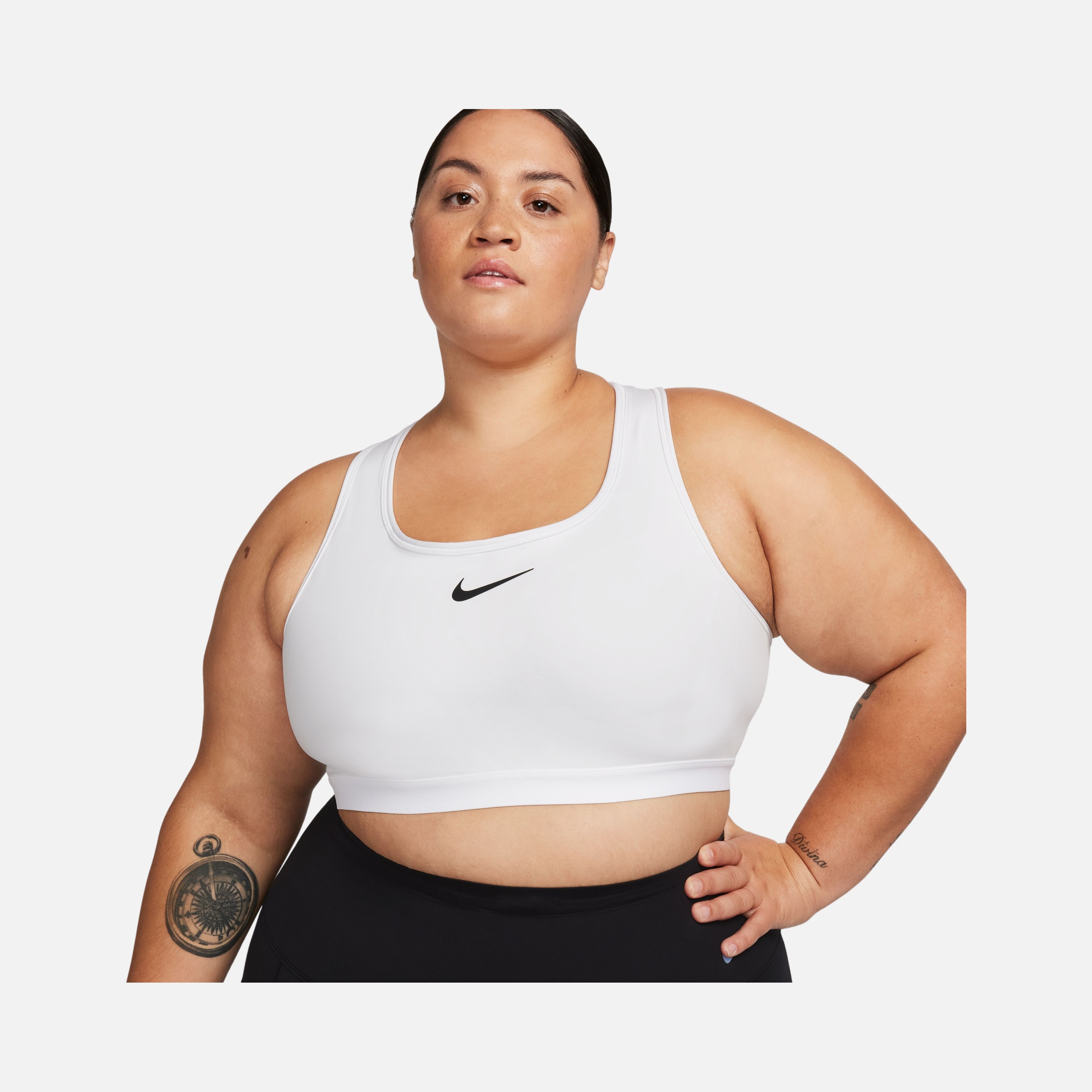 Nike Swoosh High-Support Non-Padded Adjustable Training Kadın Bra