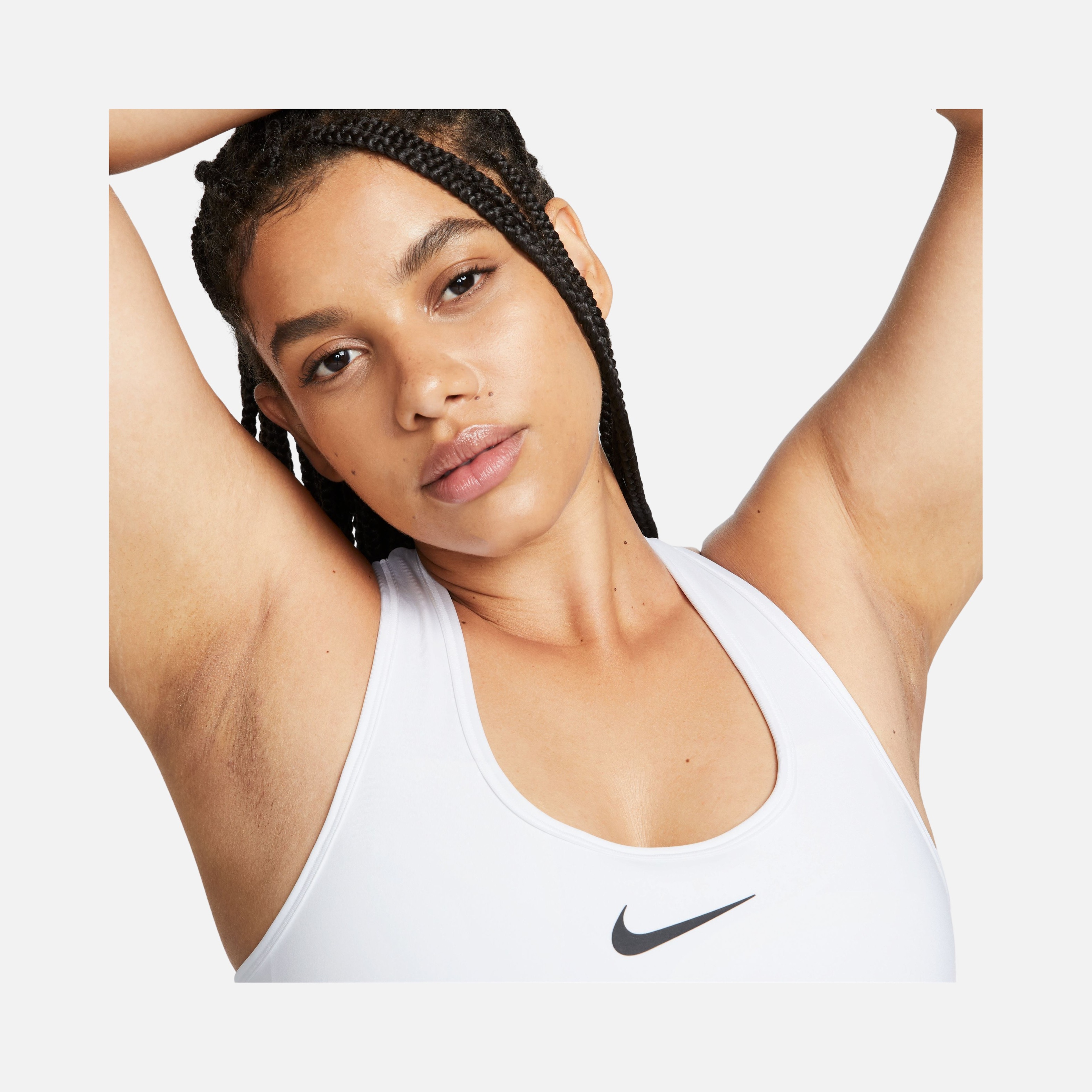 Nike Swoosh High-Support Non-Padded Adjustable Training Kadın Bra