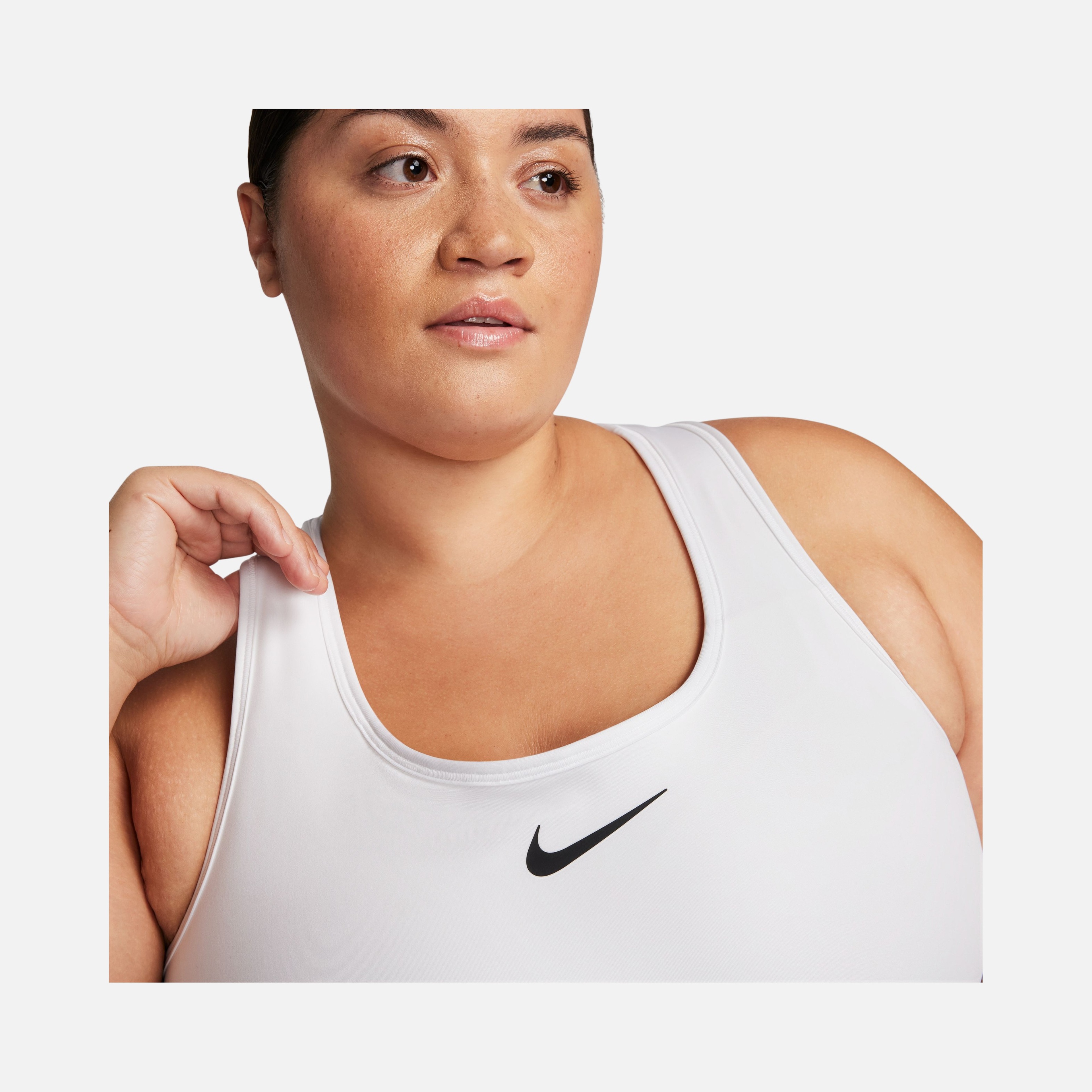 Nike Swoosh High-Support Non-Padded Adjustable Training Kadın Bra