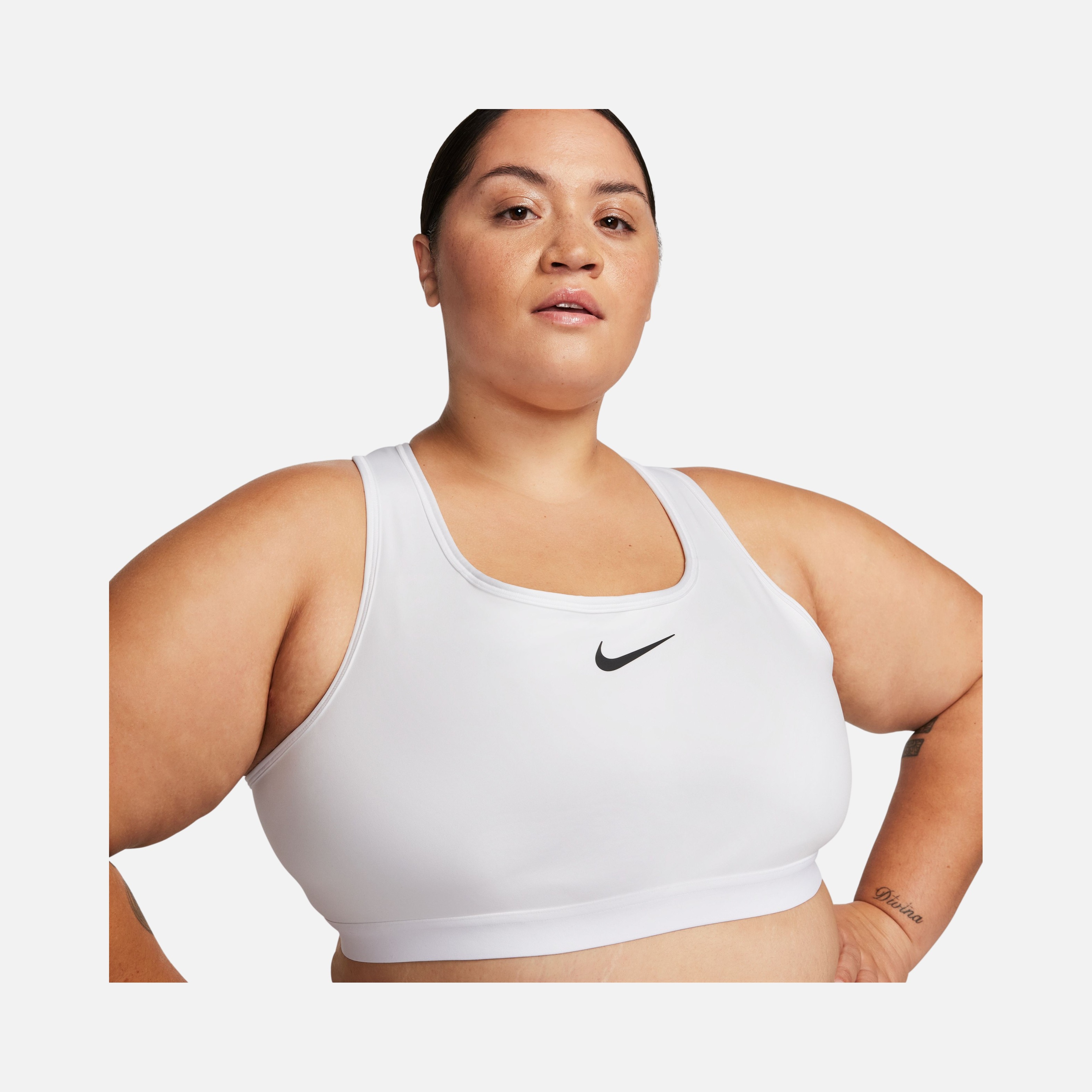 Nike Swoosh High-Support Non-Padded Adjustable Training Kadın Bra