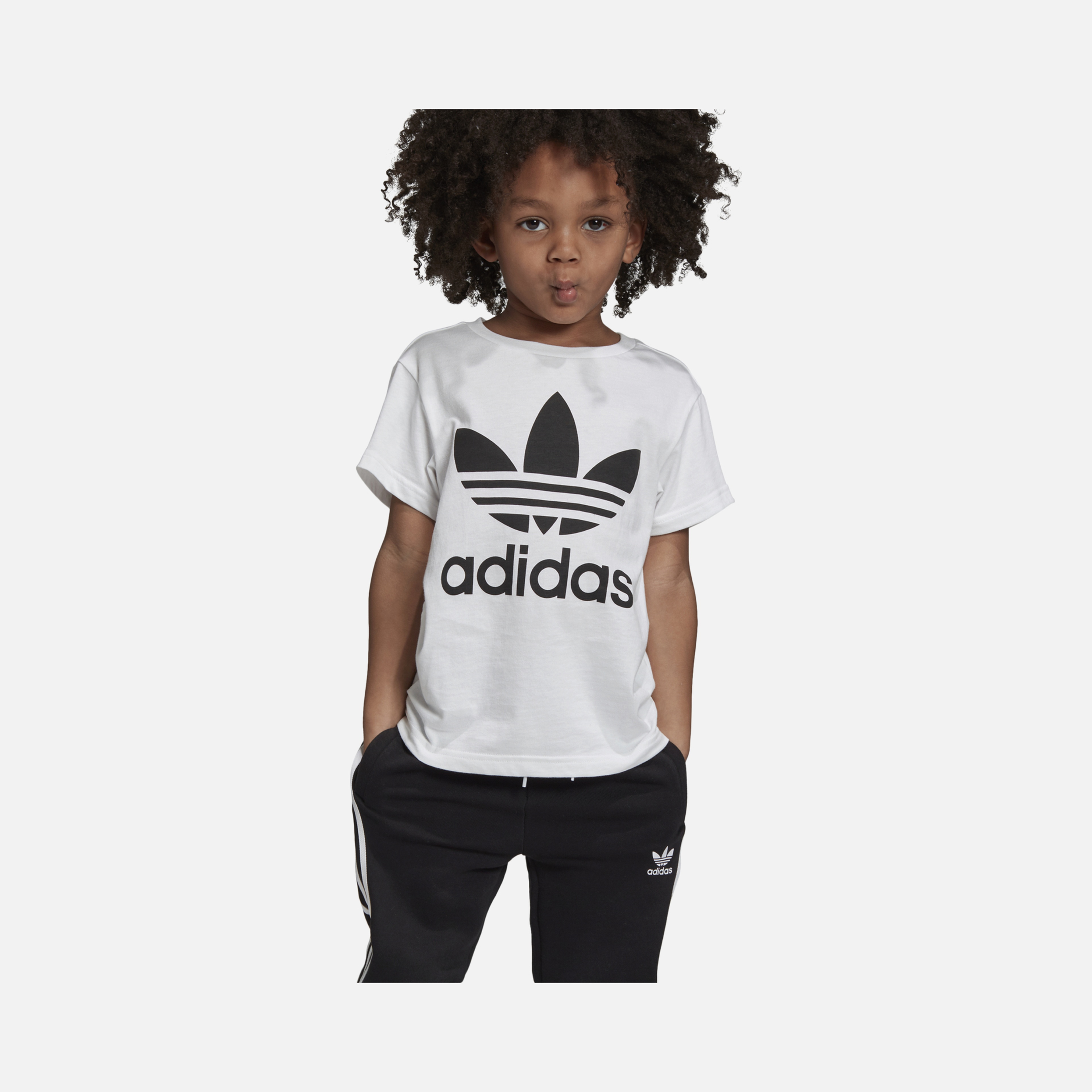 adidas Trefoil Logo Short-Sleeve Çocuk Tişört