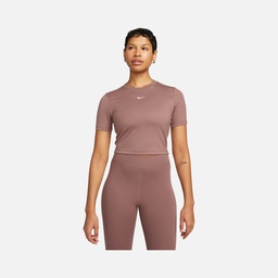 Nike Sportswear Essential Slim-Fit Cropped Short-Sleeve Kadın Tişört