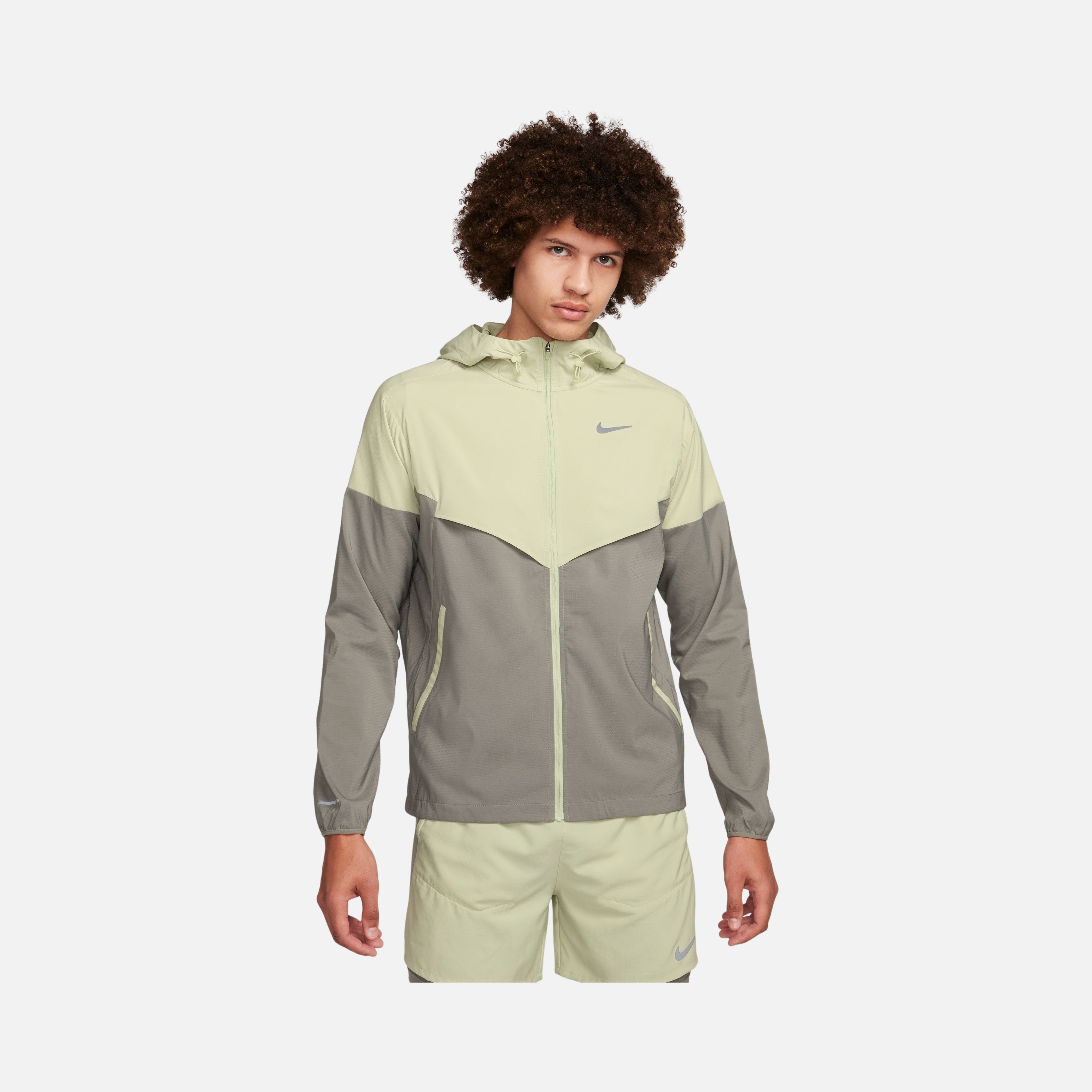 Nike Impossibly Light Windrunner Repel Lined Recoverable Running Full-Zip Hoodie Erkek Ceket