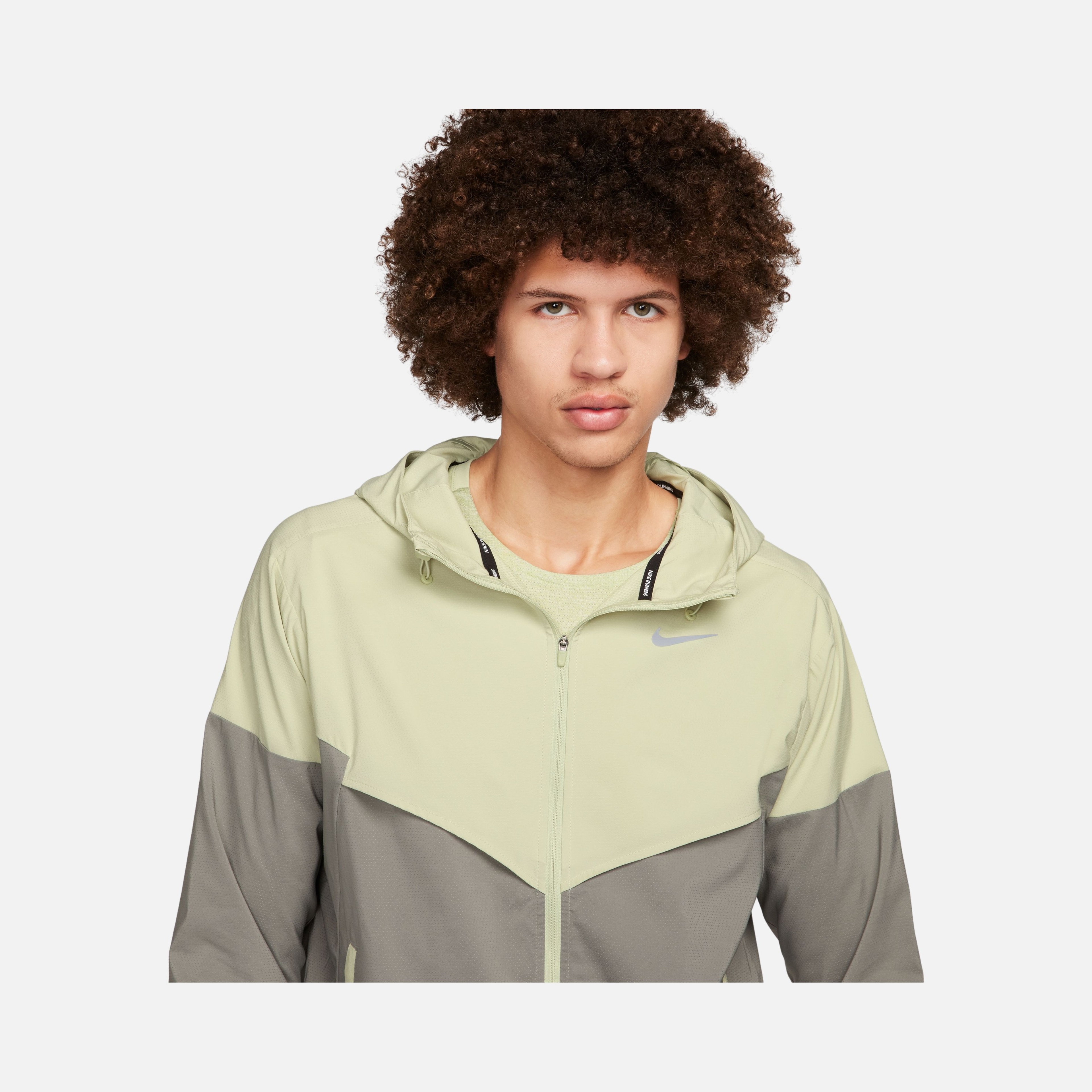 Nike Impossibly Light Windrunner Repel Lined Recoverable Running Full-Zip Hoodie Erkek Ceket