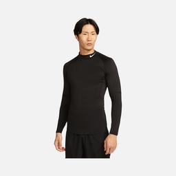 Nike Pro Dri-Fit Fitness Mock-Neck Athletic Training Long-Sleeve Erkek Tişört