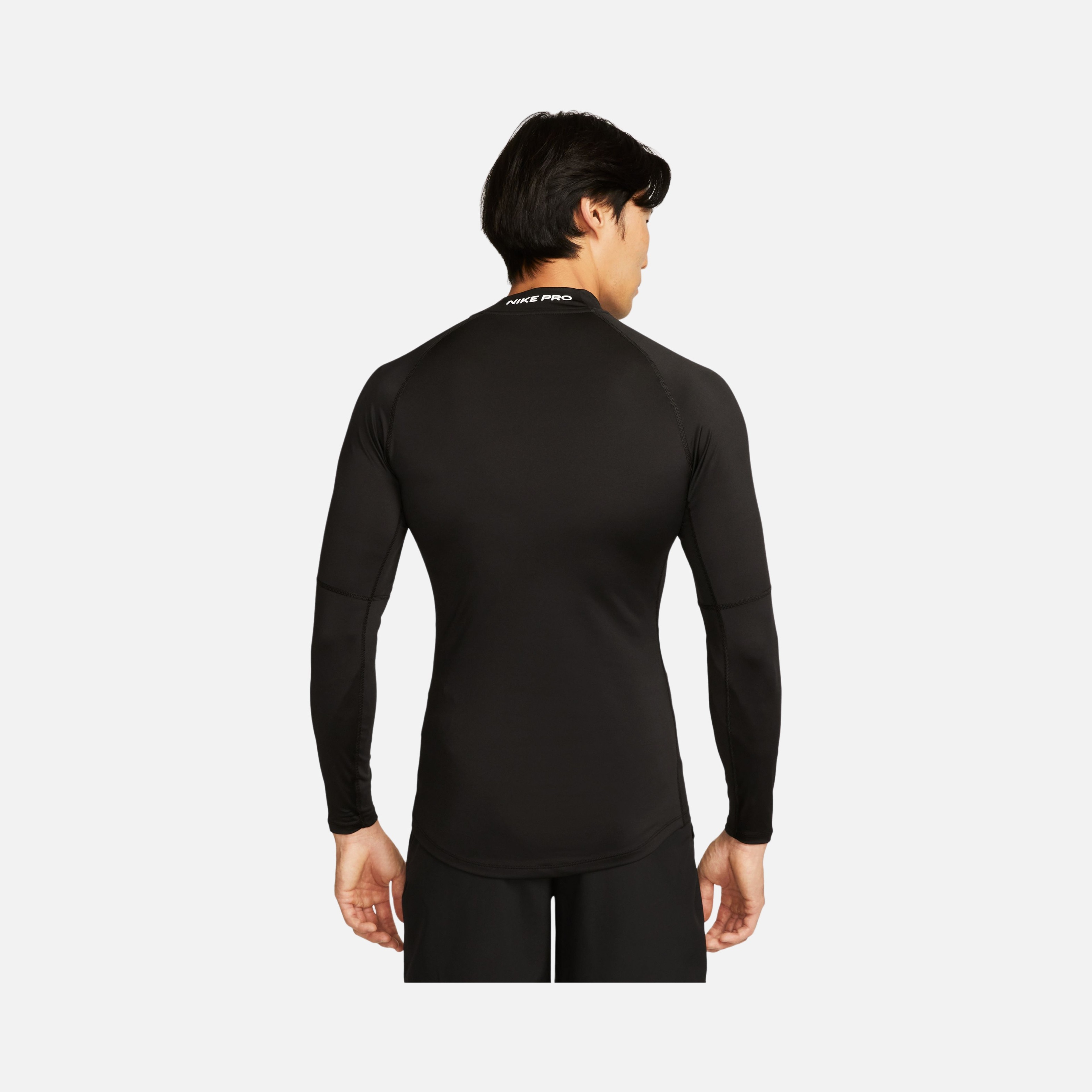 Nike Pro Dri-Fit Fitness Mock-Neck Athletic Training Long-Sleeve Erkek Tişört