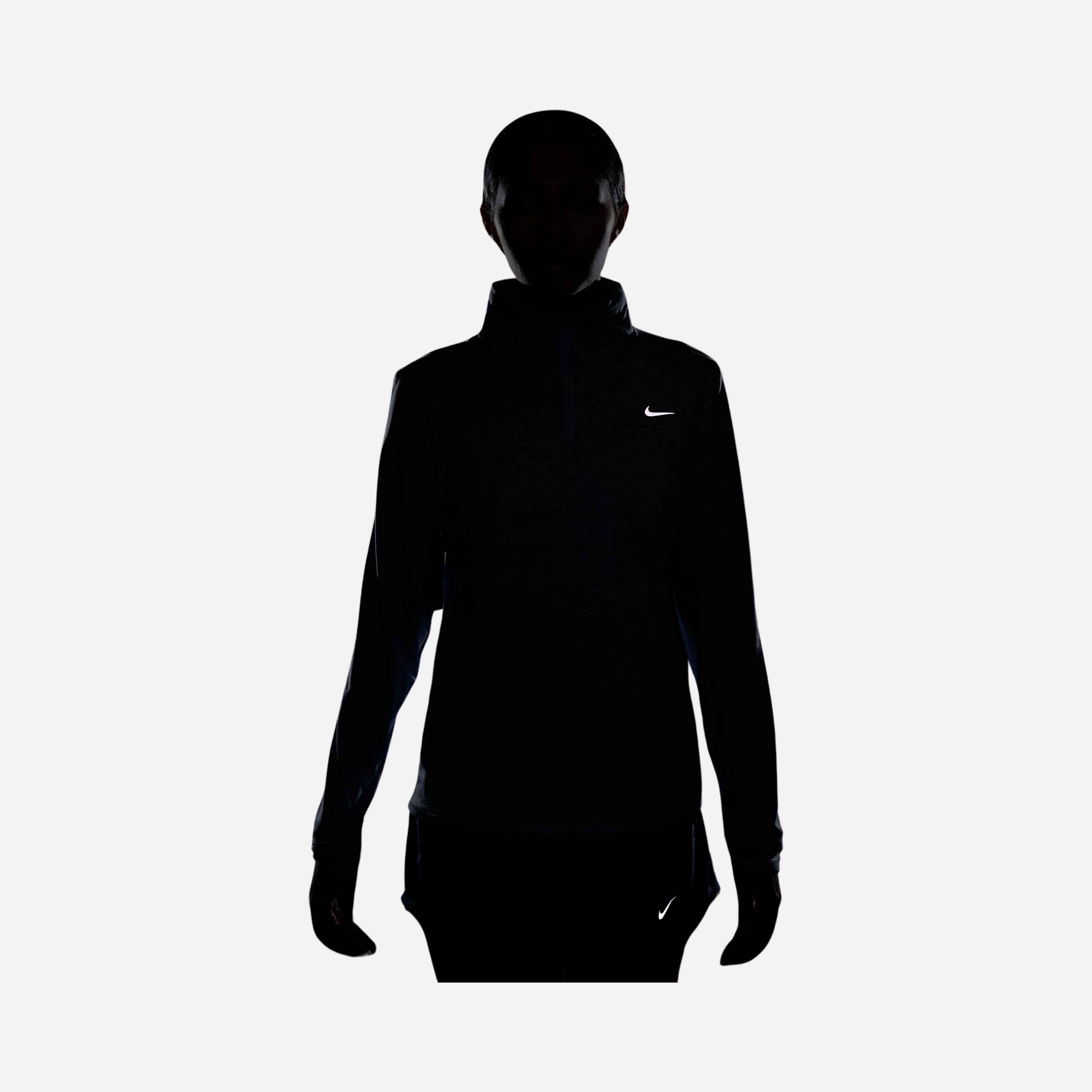 Nike Dri-Fit Swift Element UV 1/4-Zip Running Long-Sleeve Kadın Tişört
