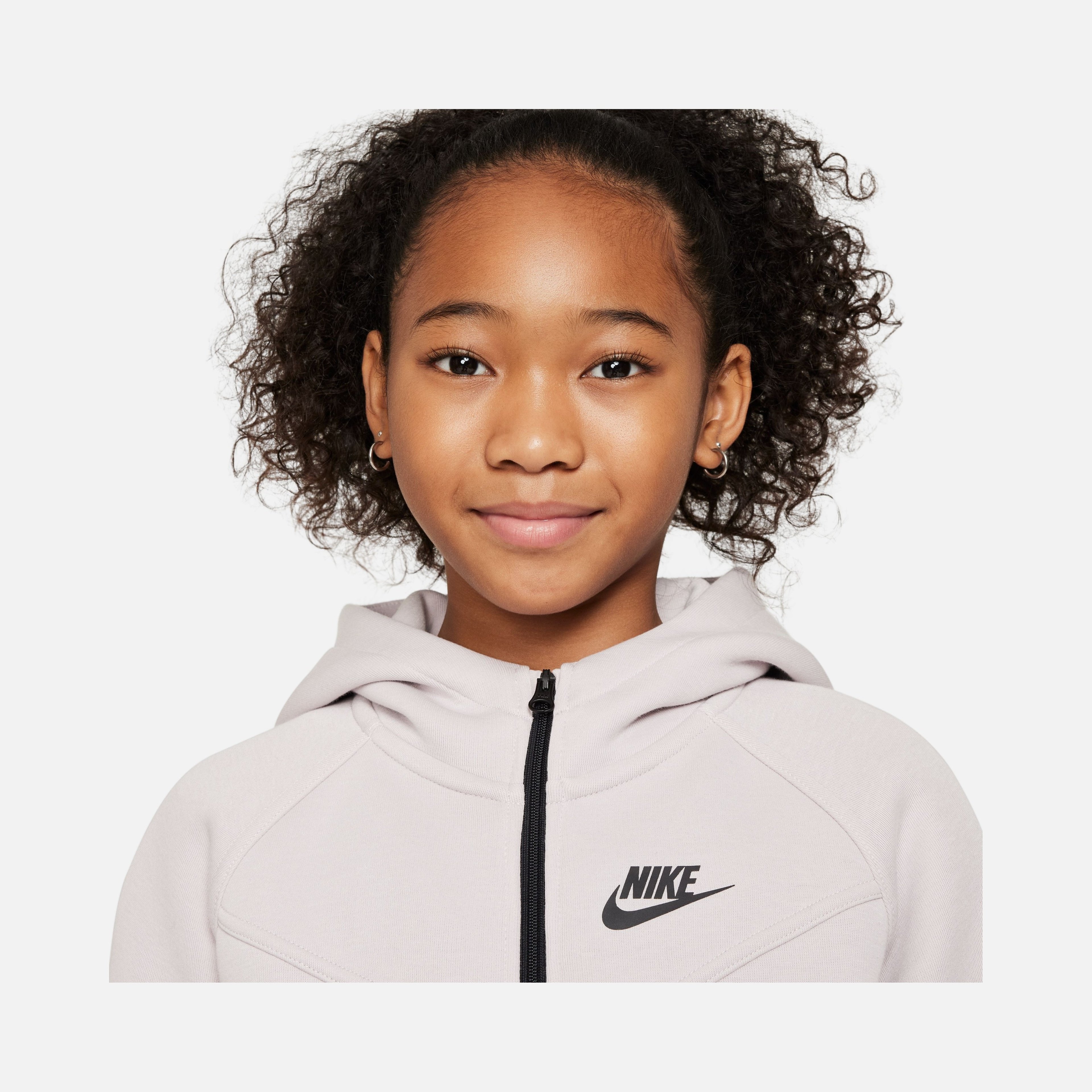 Nike Sportswear Tech Fleece Full-Zip Hoodie SU24 (Girls') Çocuk Sweatshirt