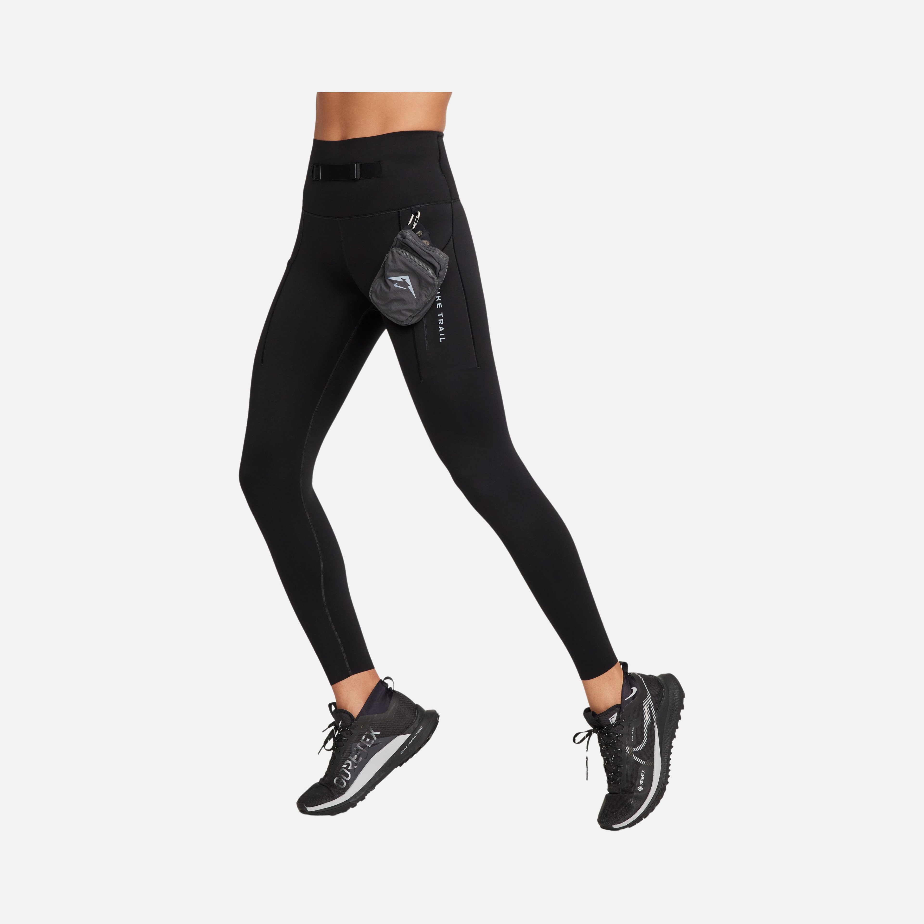 Nike Dri-Fit Go Firm-Support High-Waisted 7/8 ''Removable Pack & Carabiner'' Trail Kadın Tayt