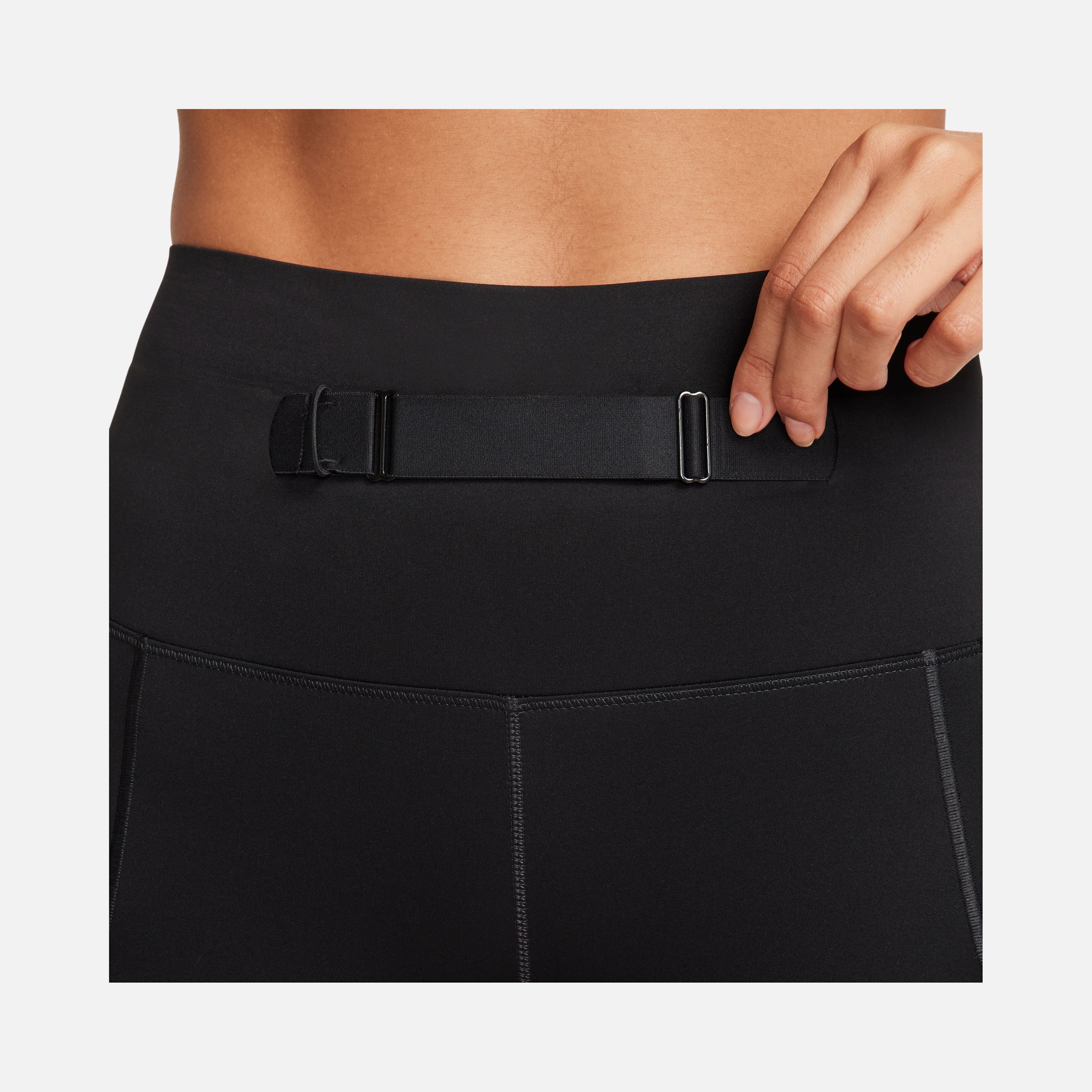 Nike Dri-Fit Go Firm-Support High-Waisted 7/8 ''Removable Pack & Carabiner'' Trail Kadın Tayt