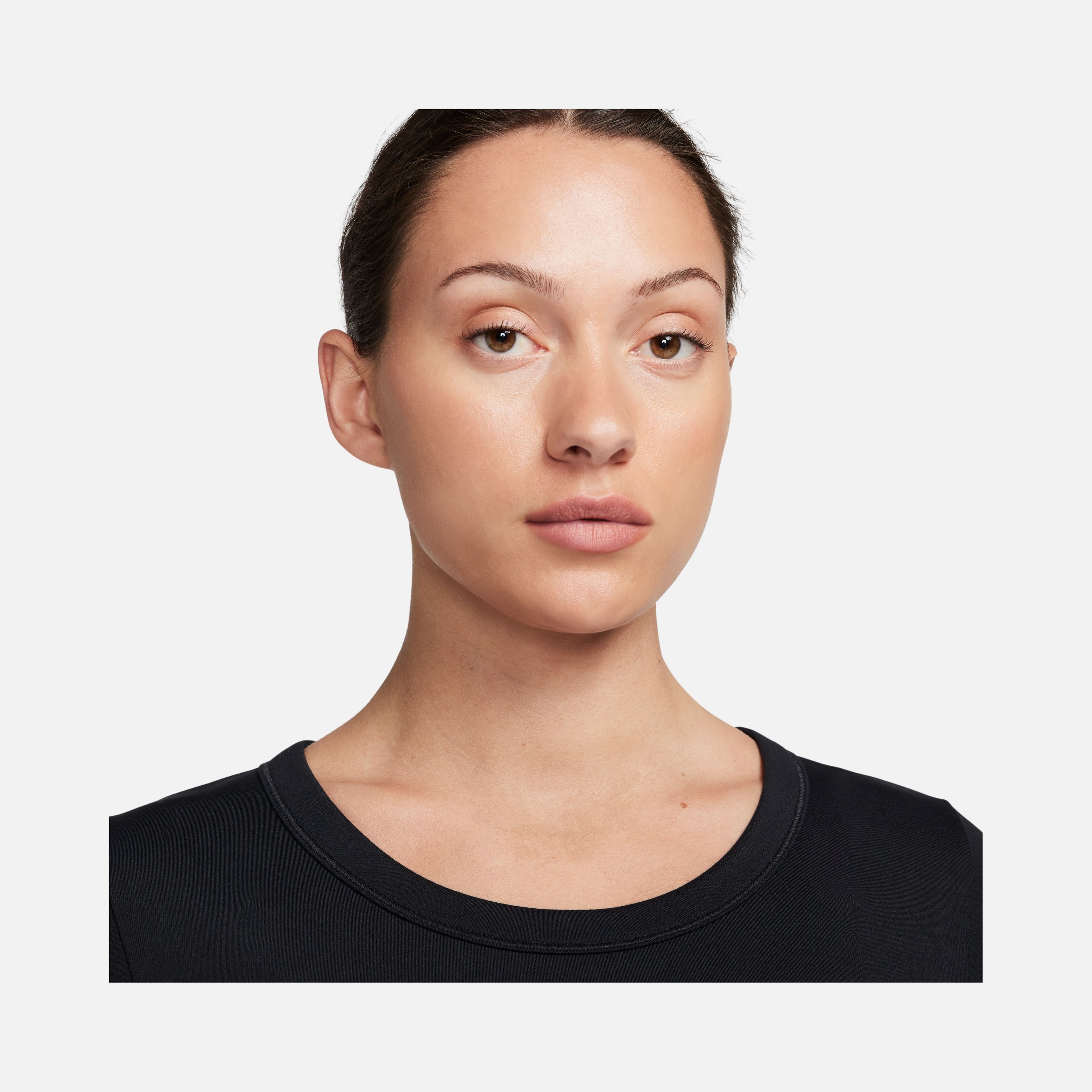 Nike One Fitted Dri-Fit Cropped Training Short-Sleeve Kadın Tişört