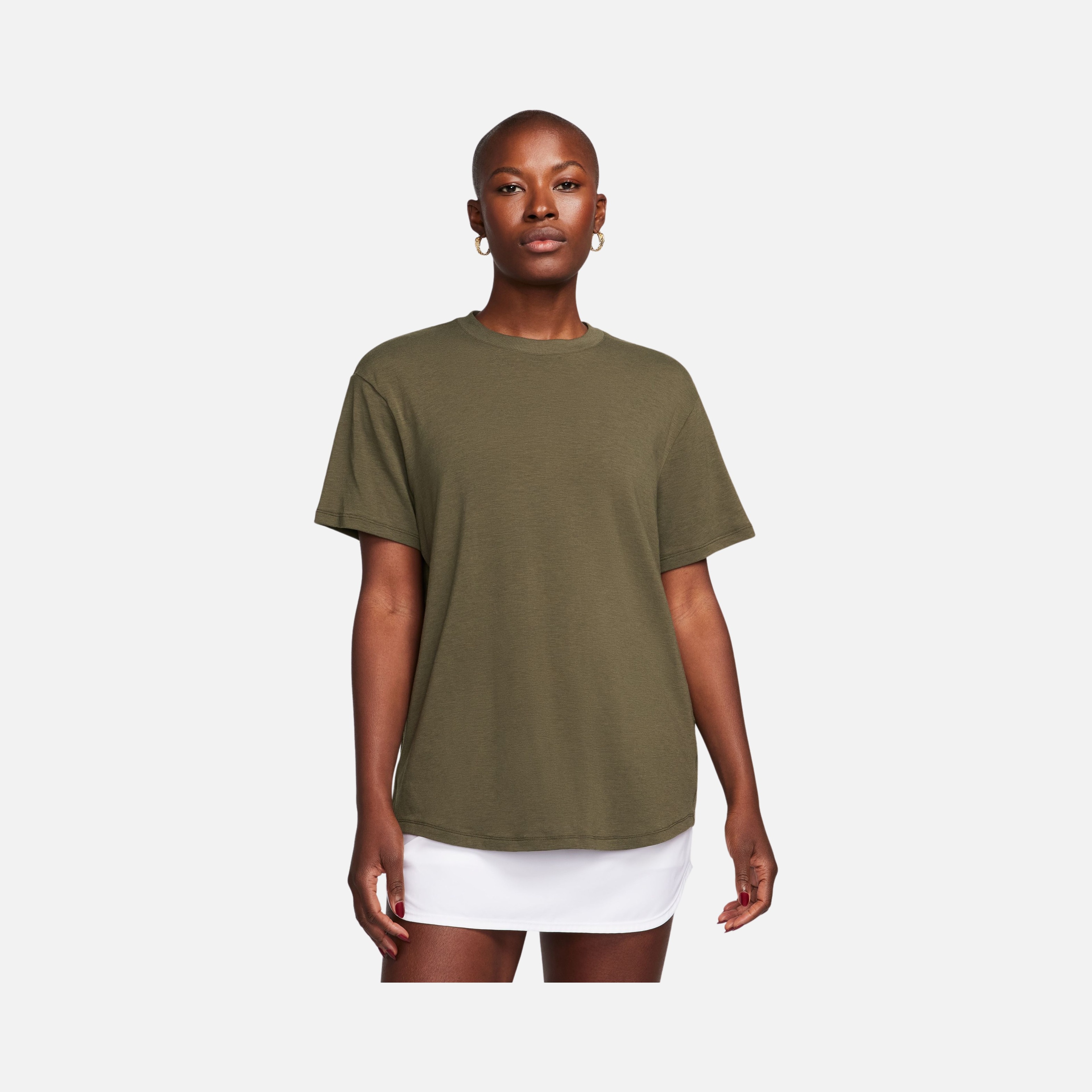 Nike One Relaxed Dri-Fit Multidirectional Training Short-Sleeve Kadın Tişört