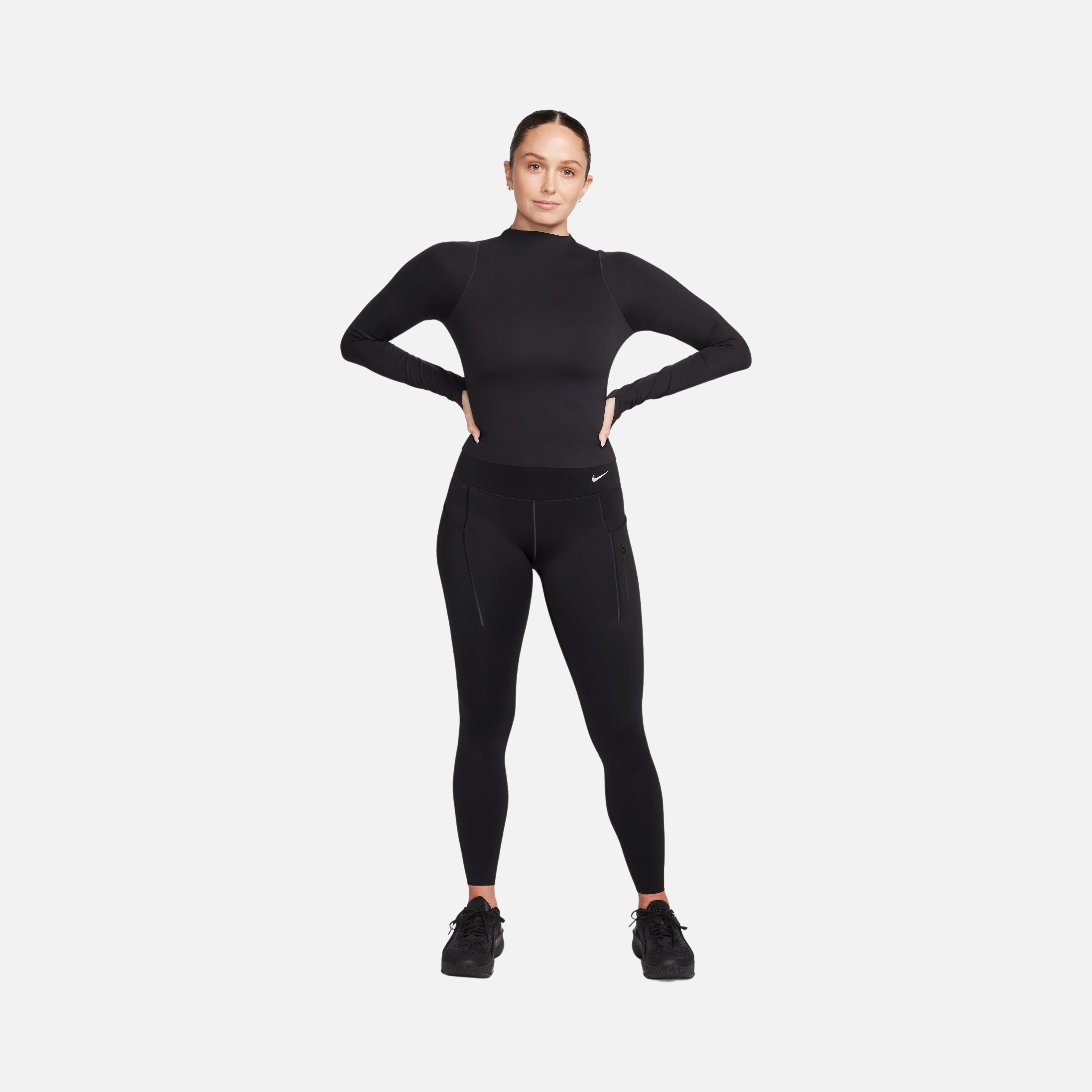 Nike Zenvy InfinaSoft Dri-Fit Yoga Training Long-Sleeve Kadın Tişört