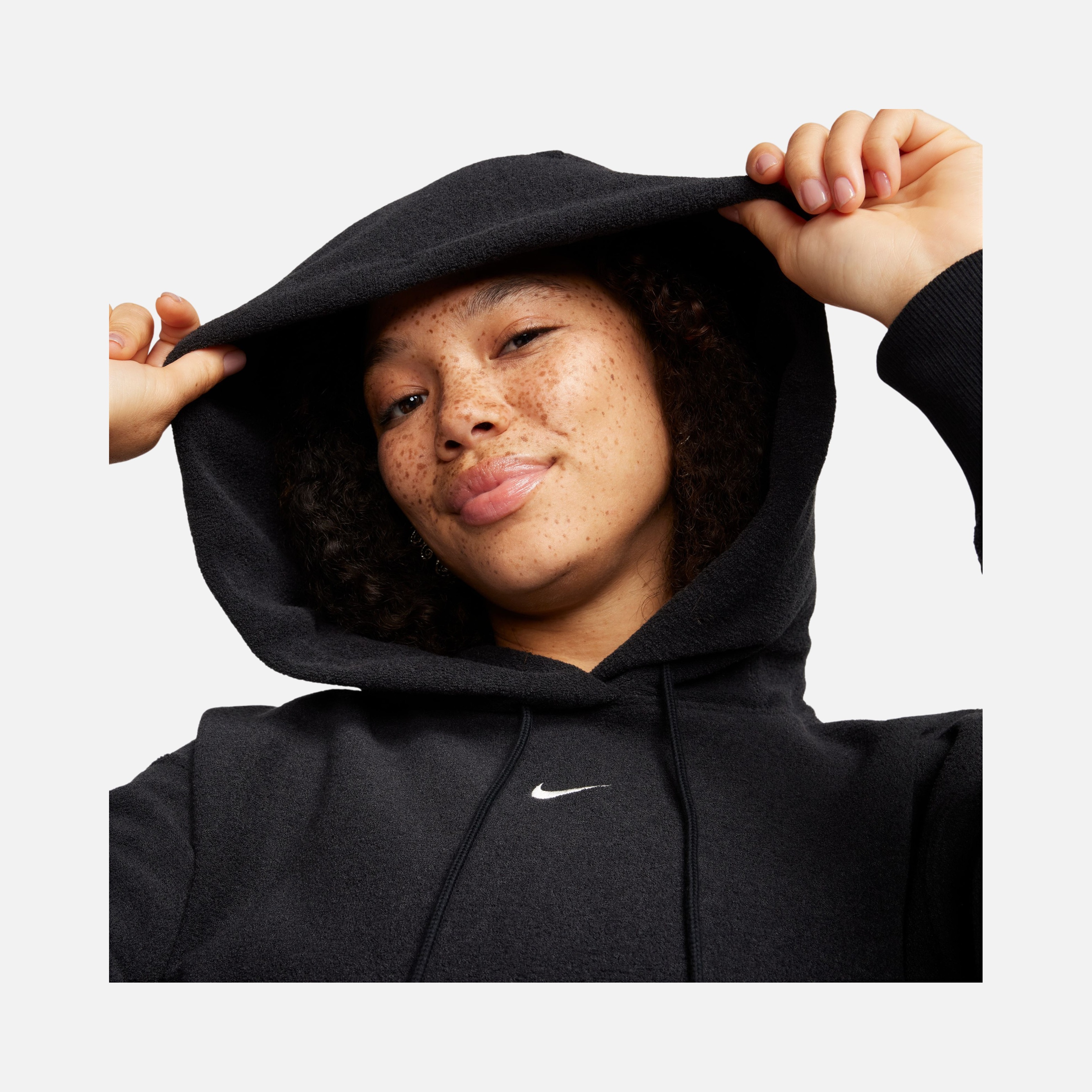 Nike Sportswear Phoenix Plush Oversized Cosy Fleece Hoodie Kadın Sweatshirt