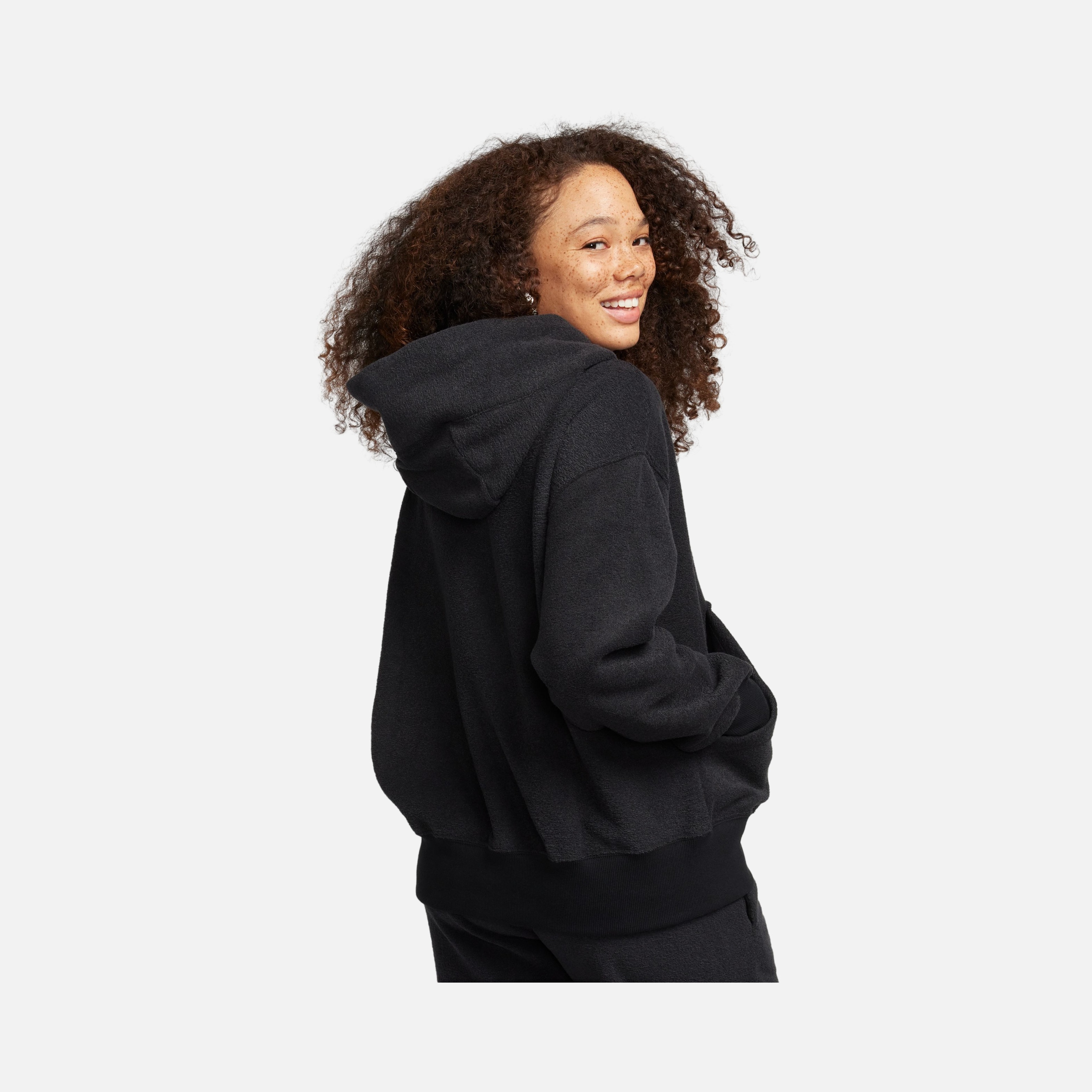 Nike Sportswear Phoenix Plush Oversized Cosy Fleece Hoodie Kadın Sweatshirt