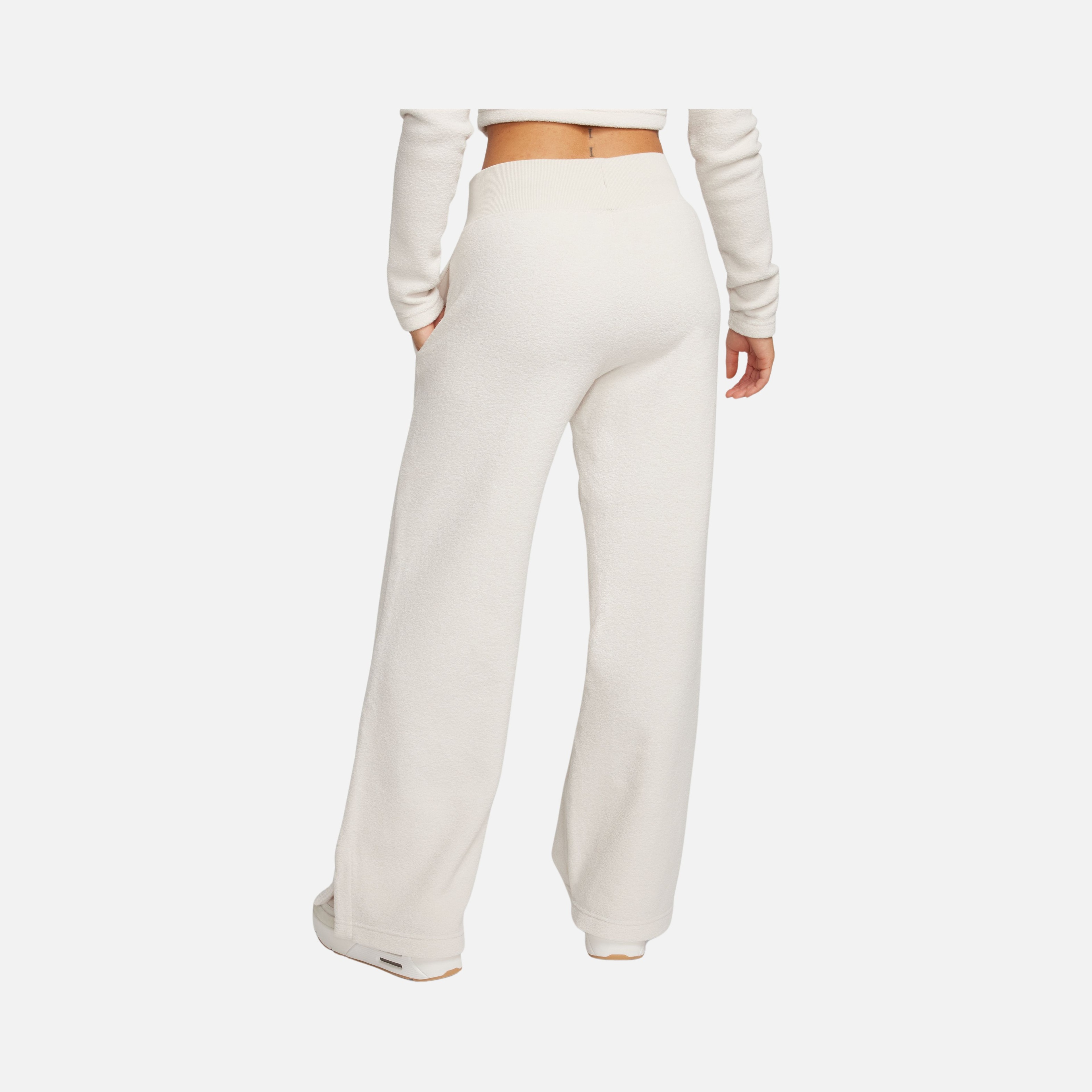 Nike Sportswear Phoenix Plush High-Waisted Wide-Leg Cozy Fleece Kadın Pantolon