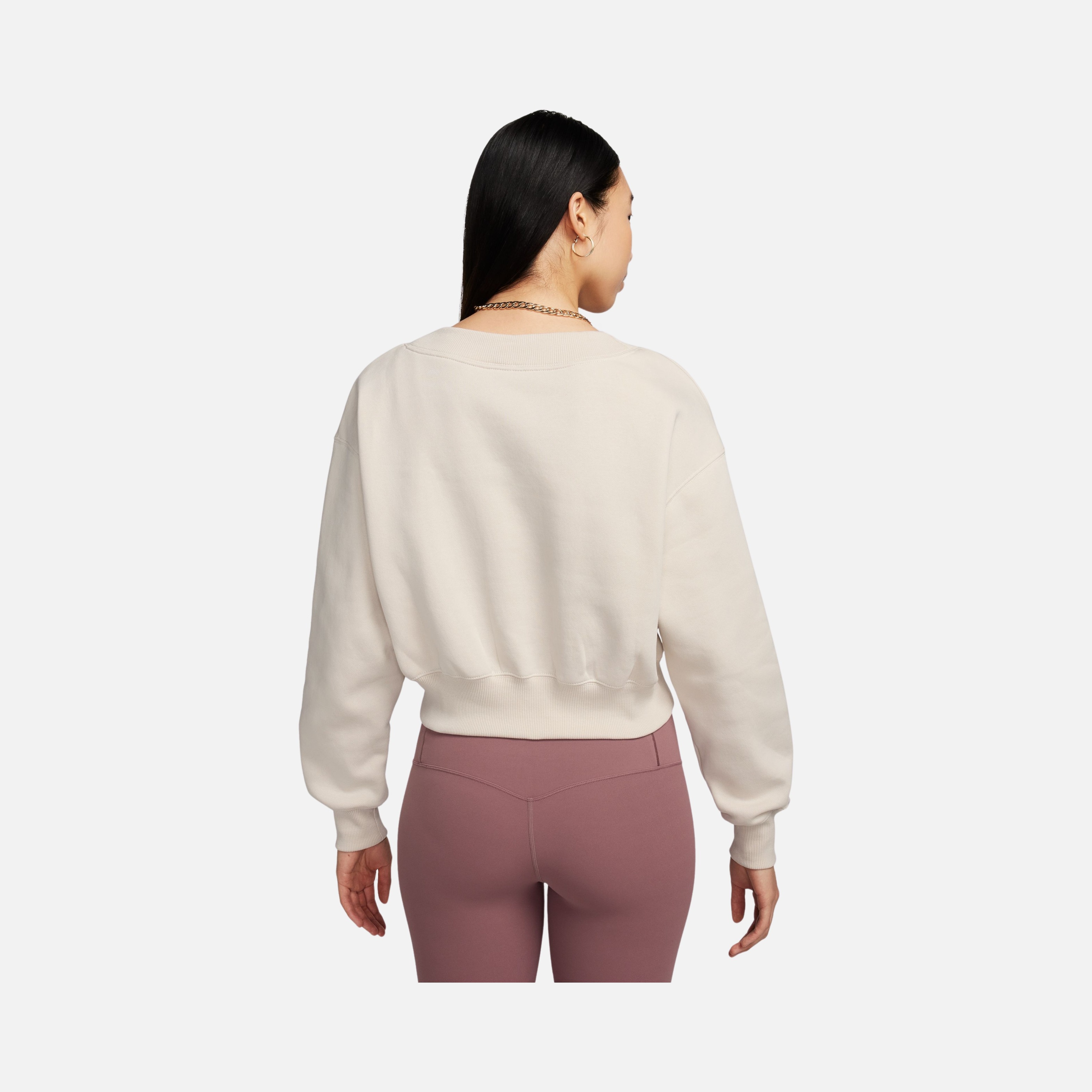 Nike Sportswear Phoenix Fleece Cropped V-Neck  Kadın Sweatshirt